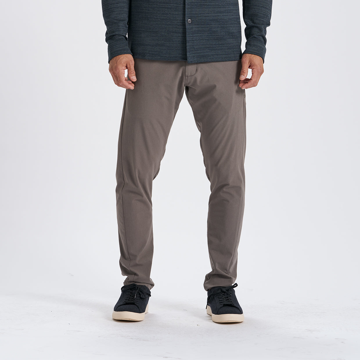 Aim Pant | Cocoa Linen Texture