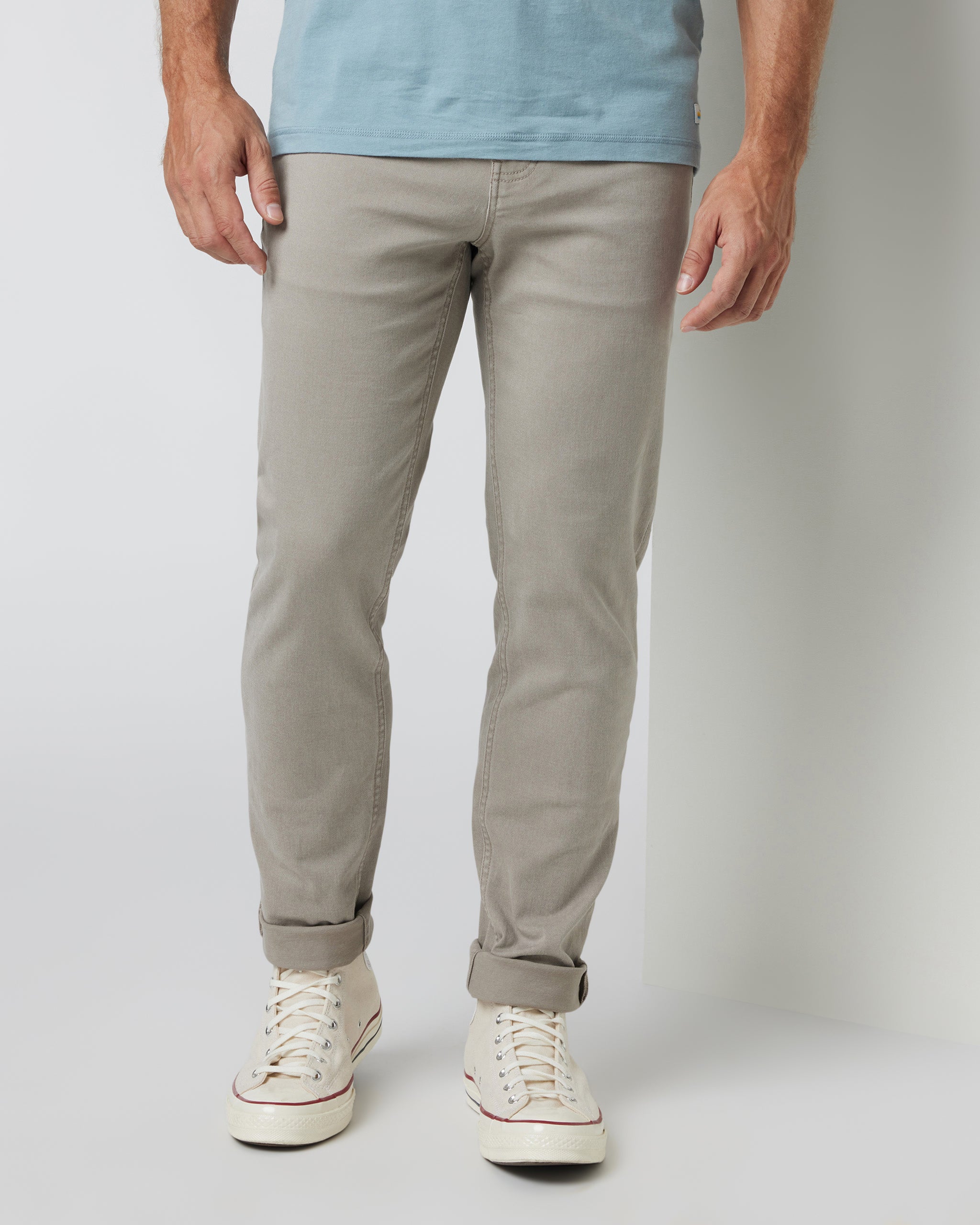Benton Stretch Twill Pant | Taupe - Image 5