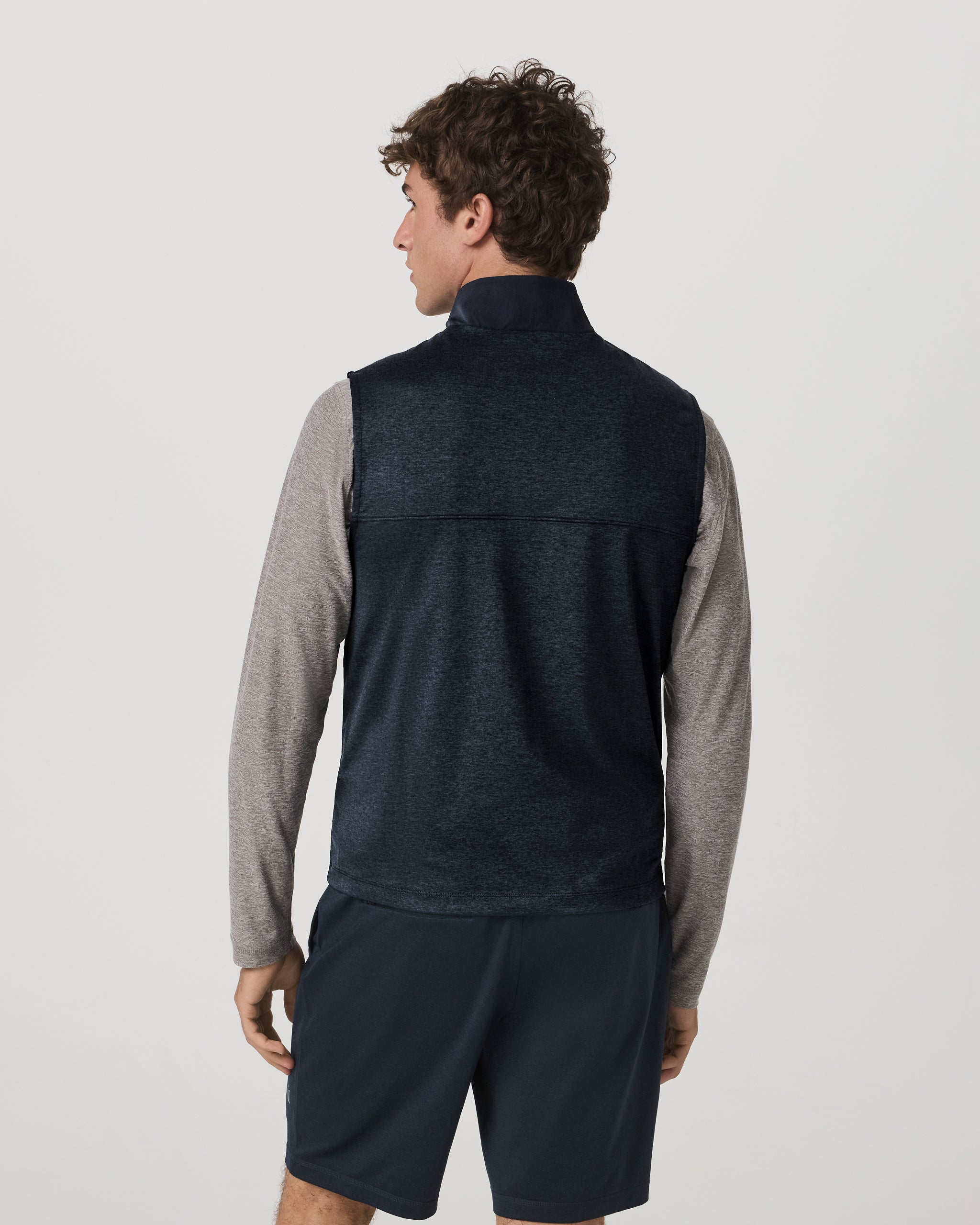 Sunday Insulated Hybrid Vest | Ink Heather - Image 5