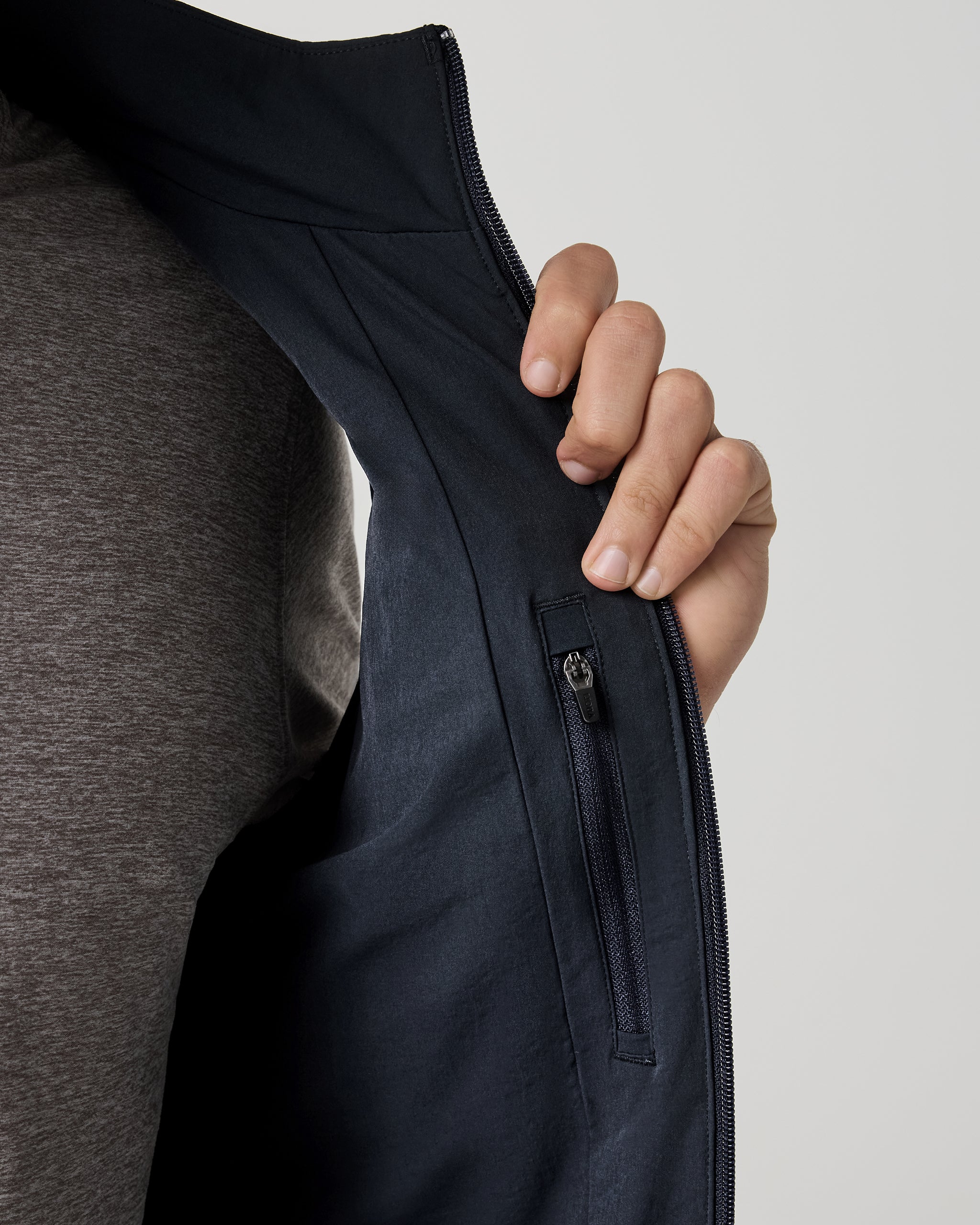 Sunday Insulated Hybrid Vest | Ink Heather - Image 3
