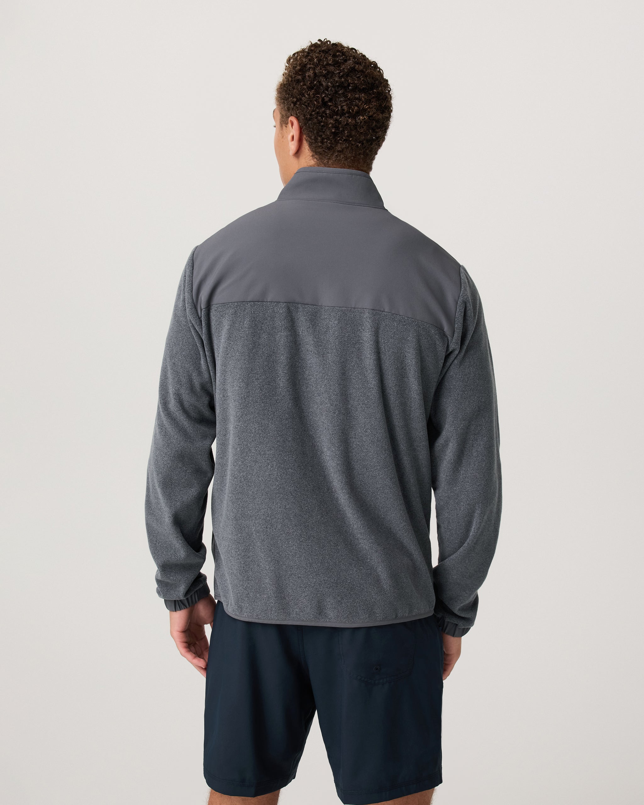 Aspen Full Zip Jacket | Heather Grey - Image 4