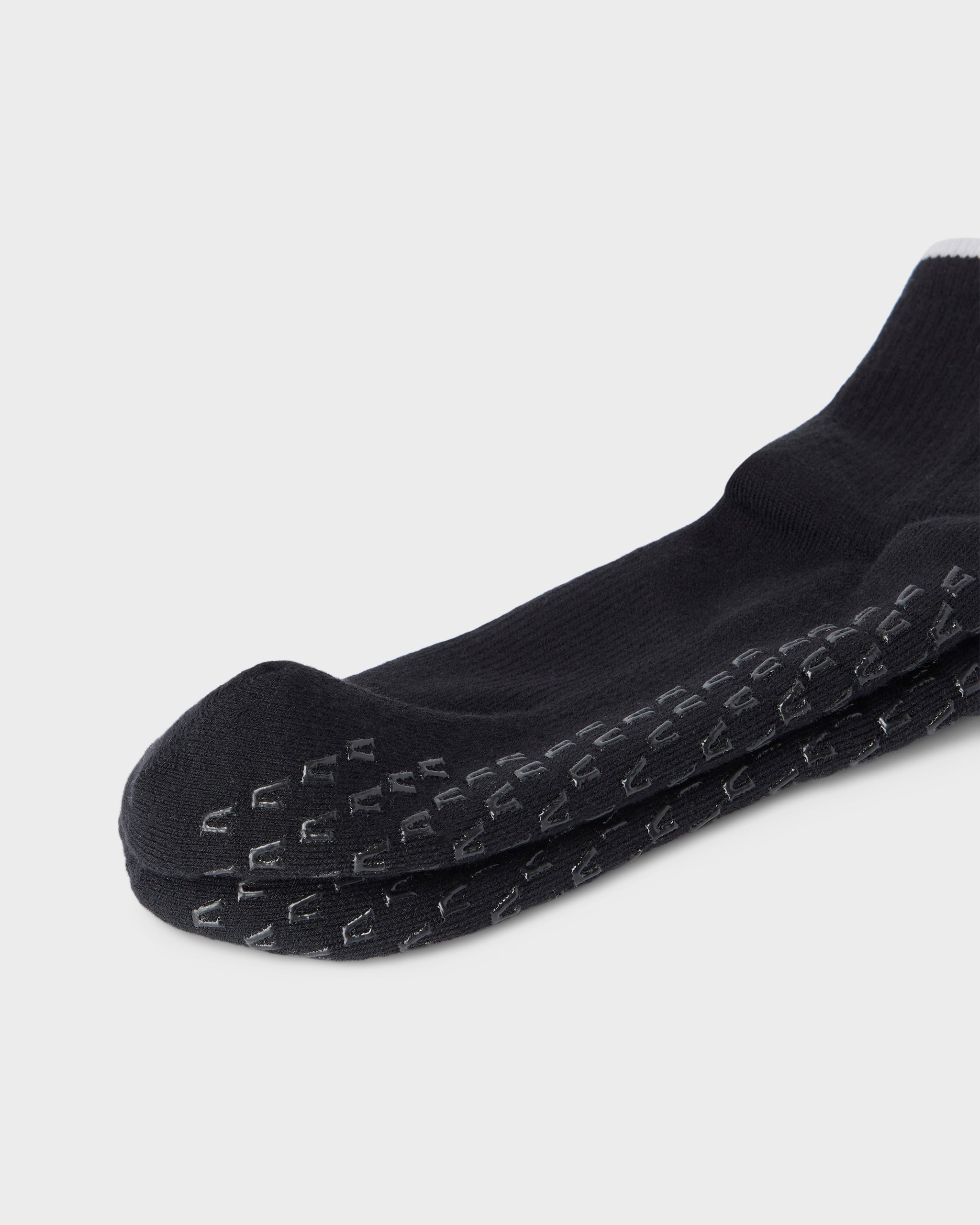Half Crew Gripper Sock | Black - Image 2