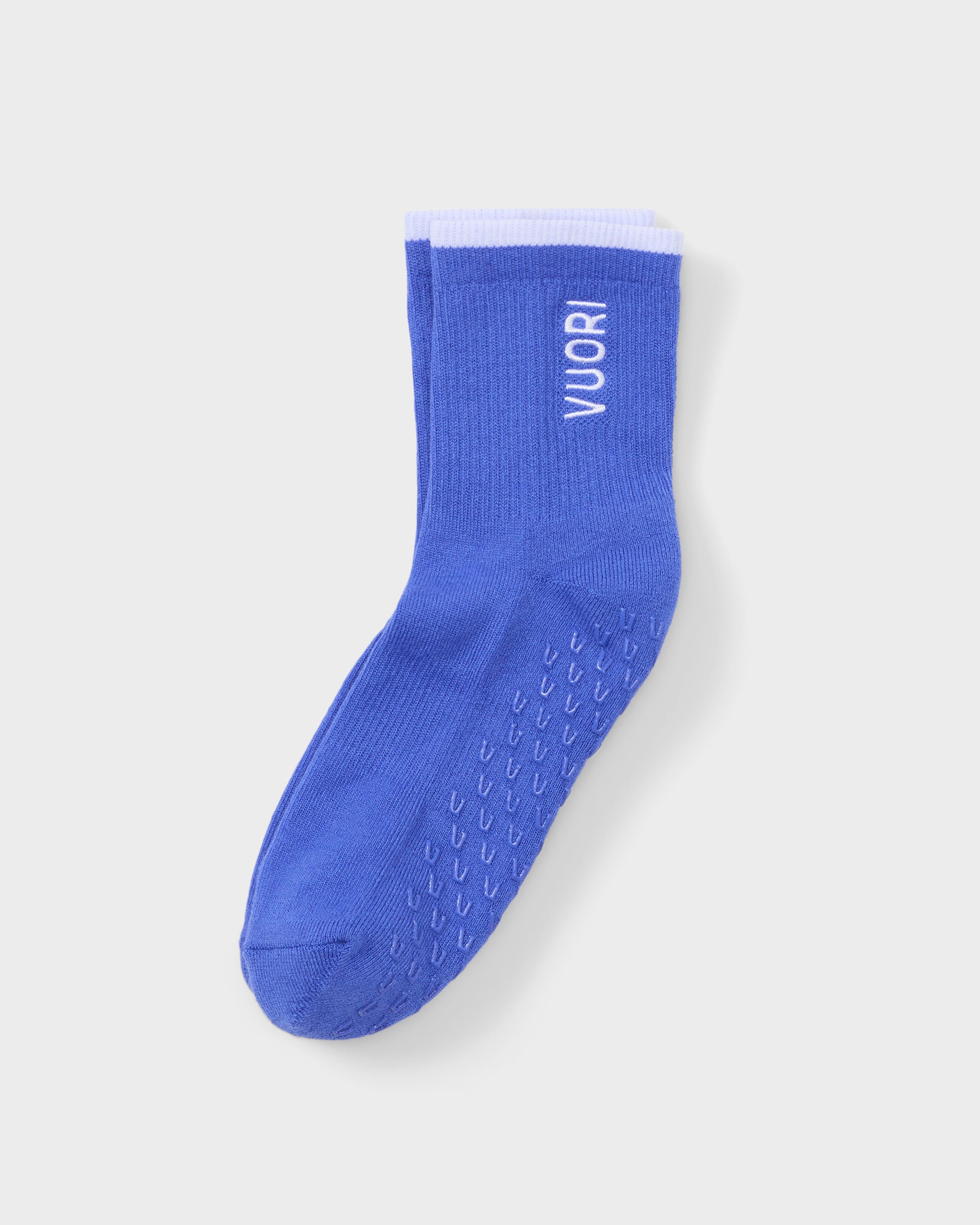 Half Crew Gripper Sock | Bright Iris - Image 2