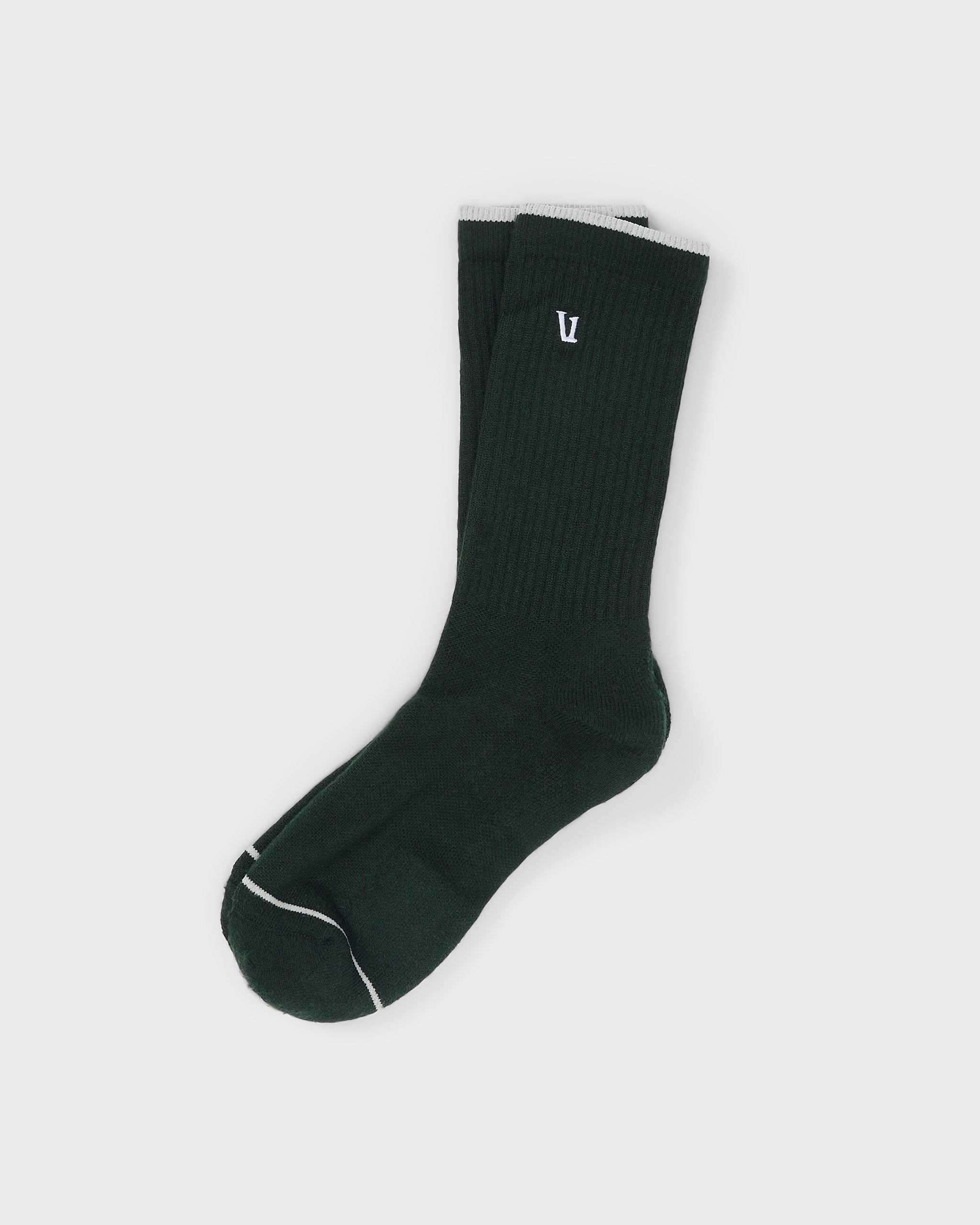 V1 Crew Sock | Evergreen