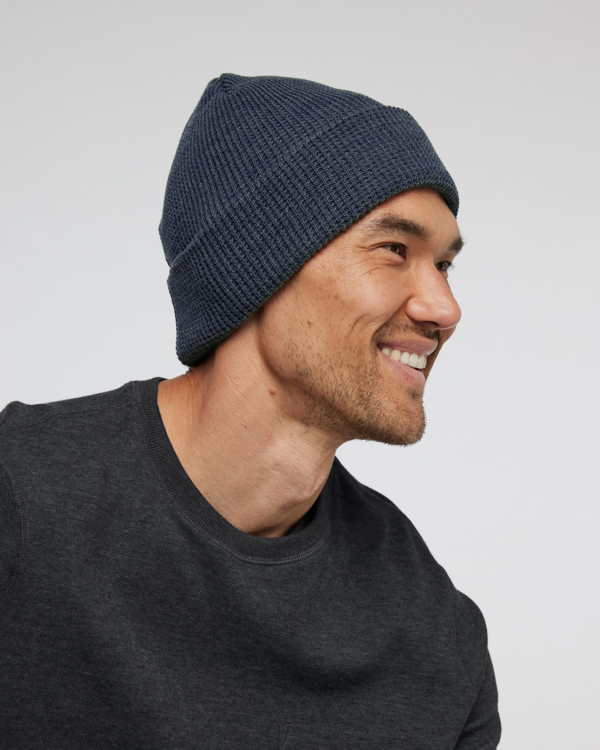 Alpine Waffle Beanie | Azure - Image 2