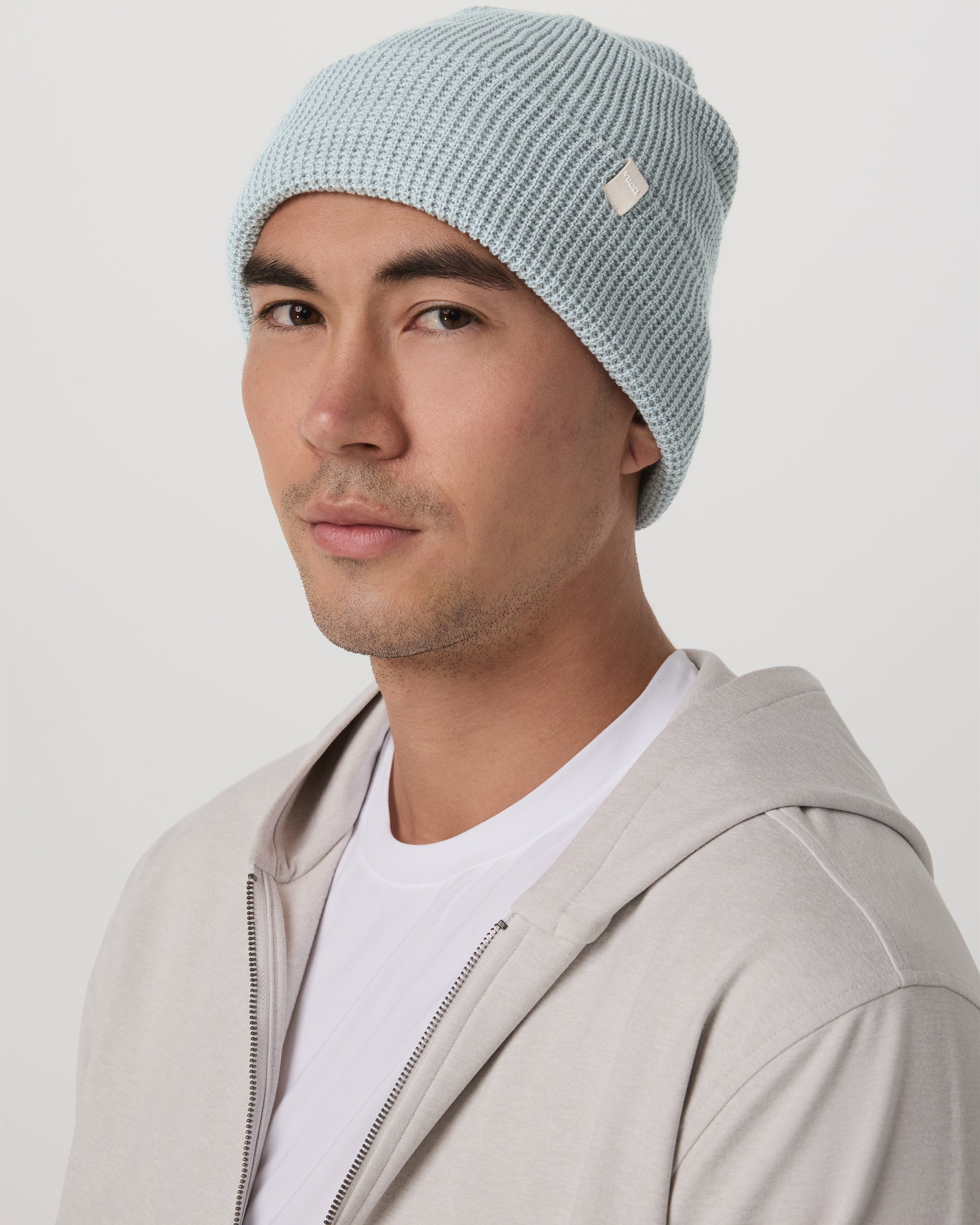 Alpine Waffle Beanie | Blue Haze - Image 2
