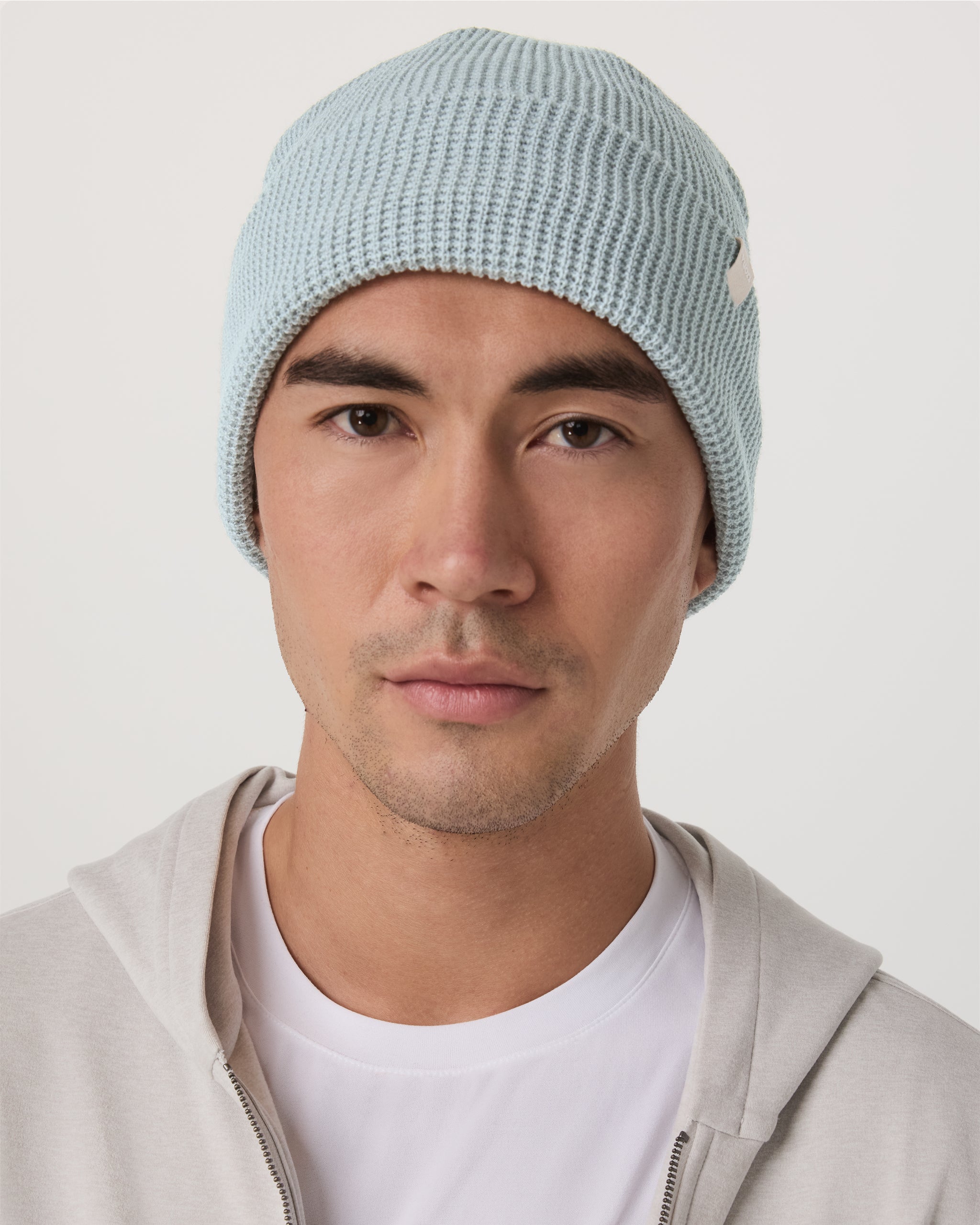 Alpine Waffle Beanie | Blue Haze - Image 4