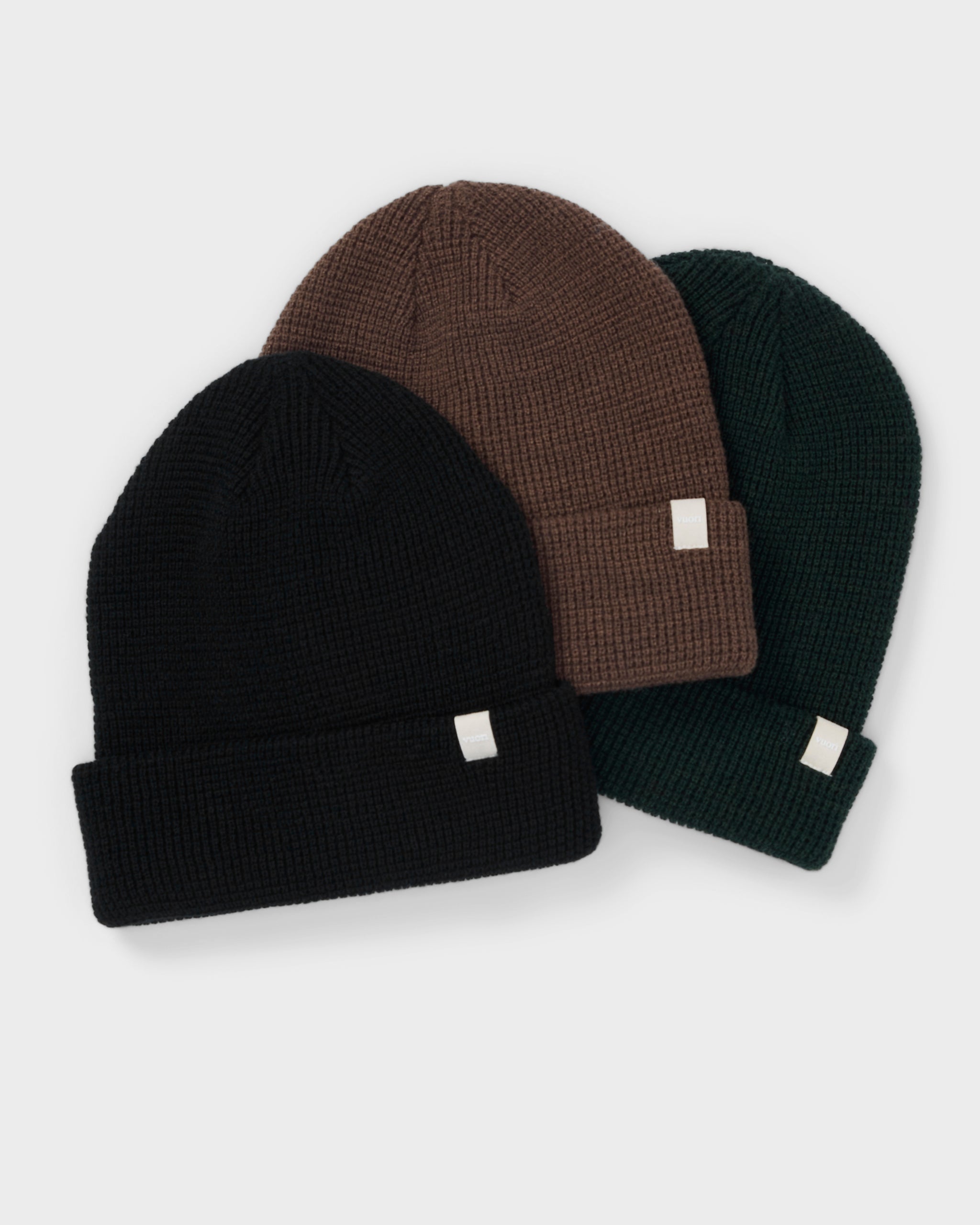 Alpine Waffle Beanie | Black - Image 2