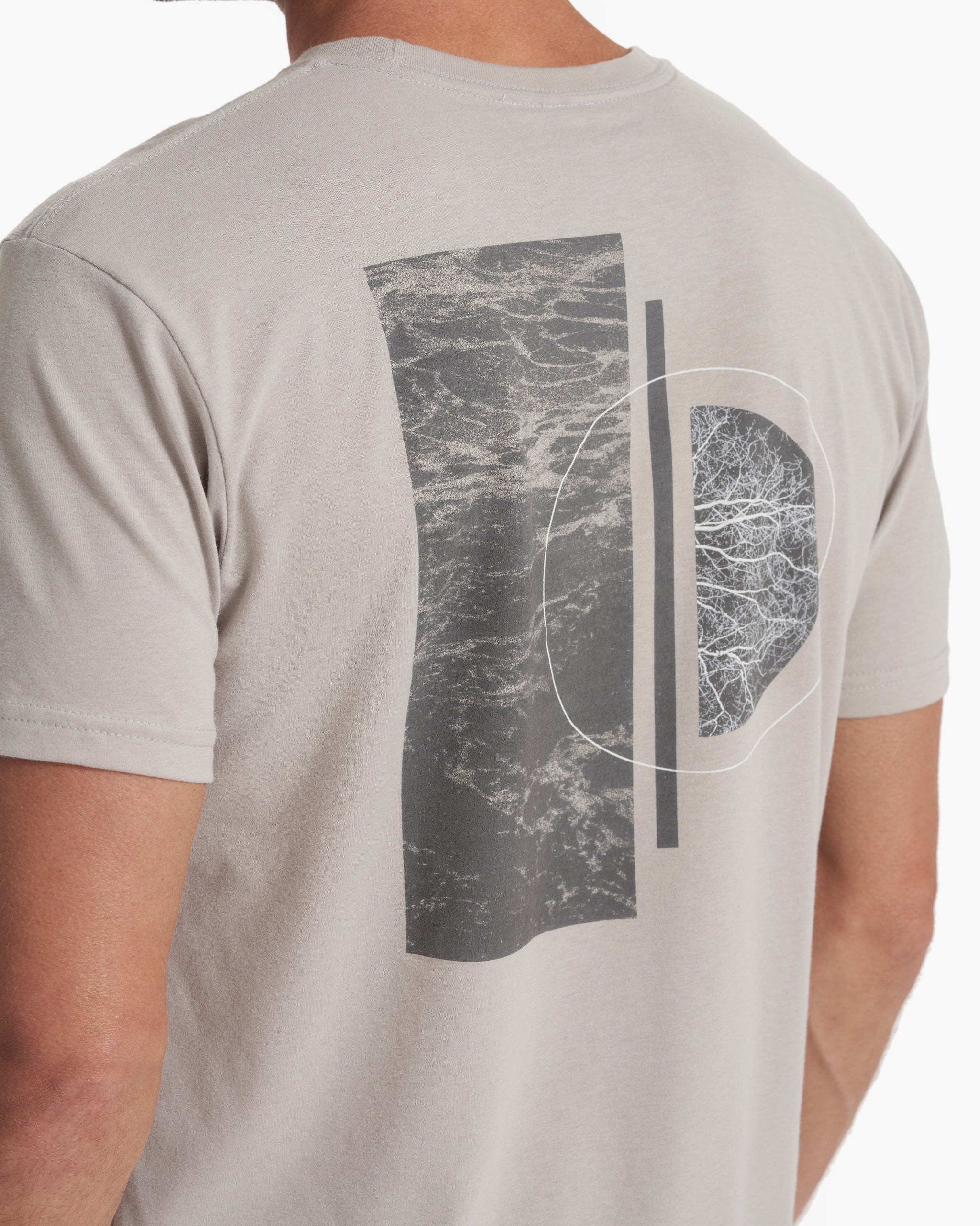 Textures Tee | Light Grey - Image 4