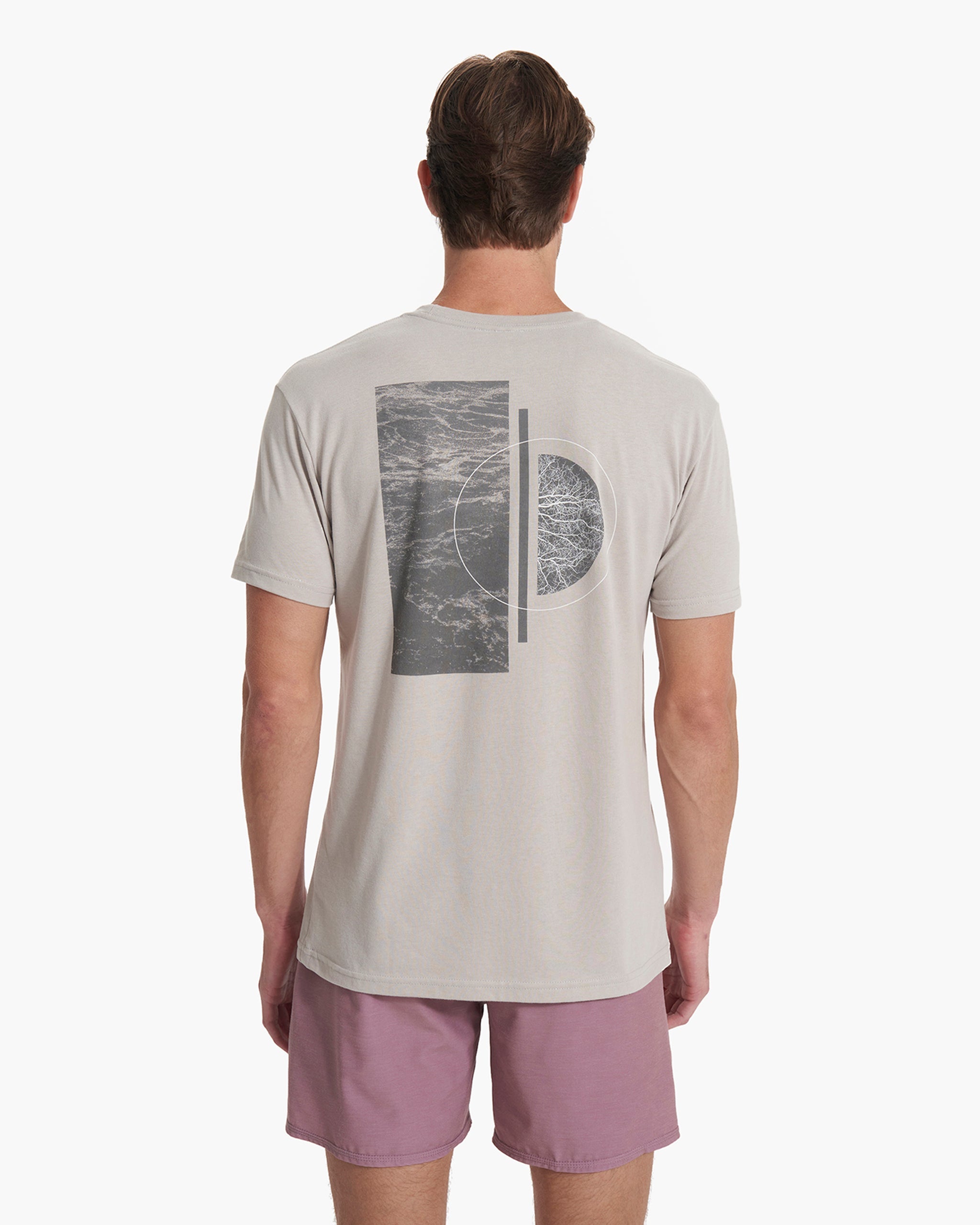 Textures Tee | Light Grey - Image 3