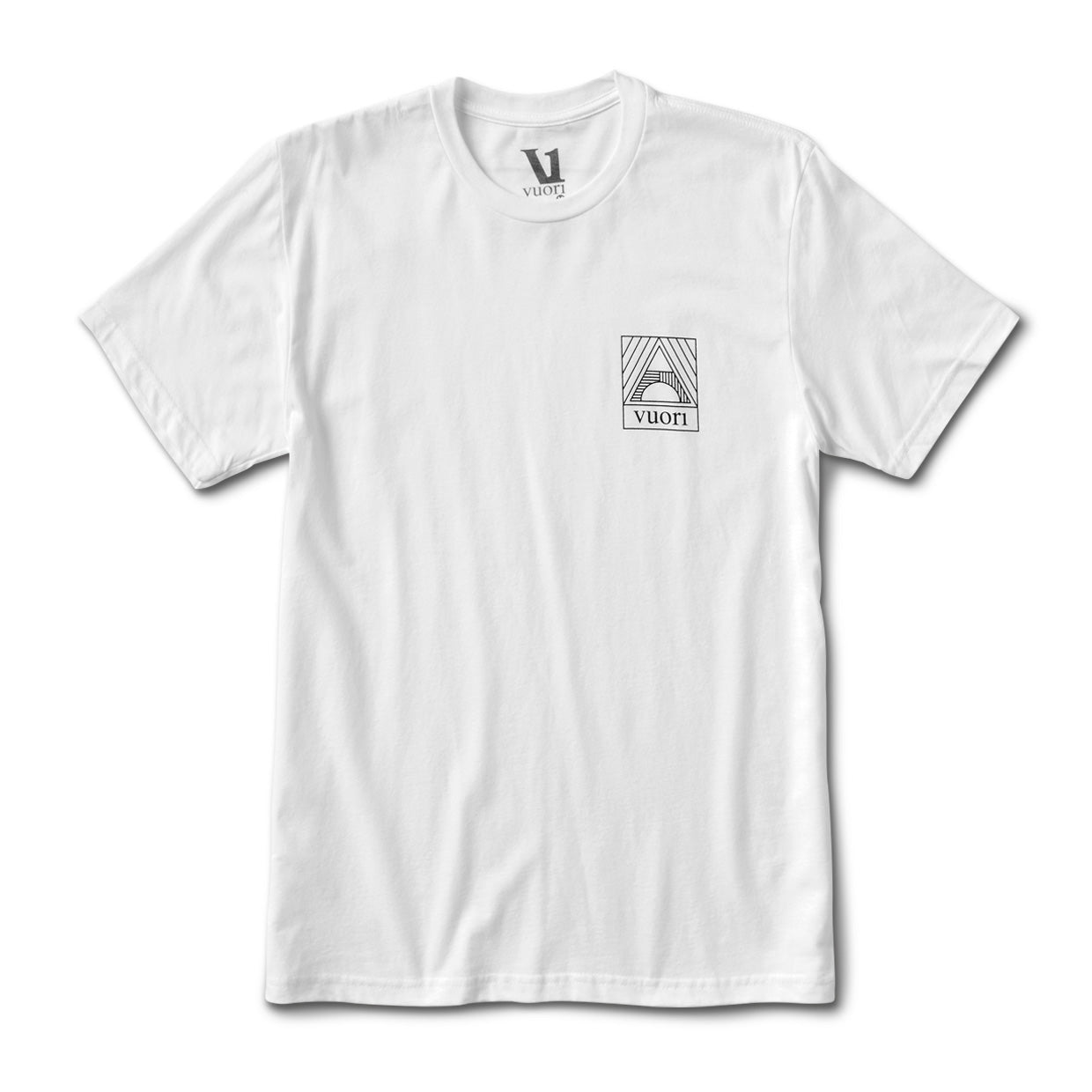 Geometric Pocket Tee | White - Image 2