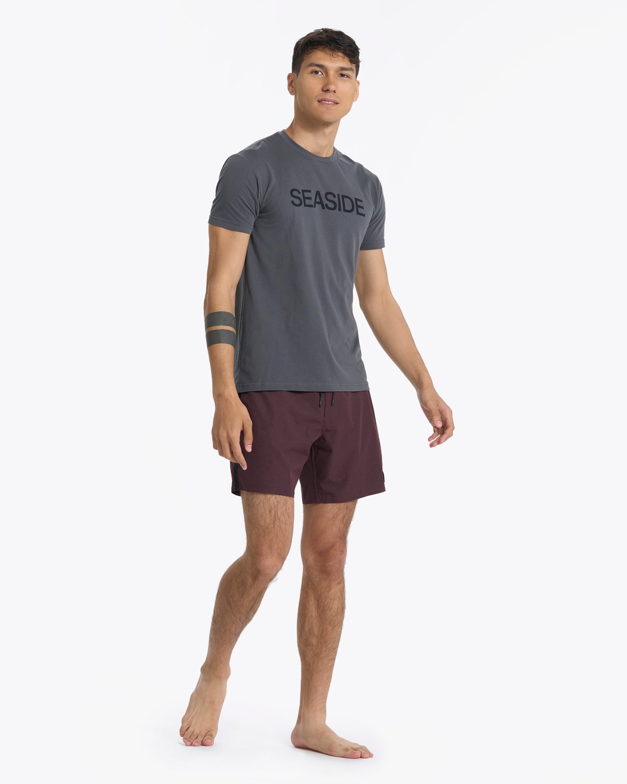 Seaside Tee | Charcoal - Image 4