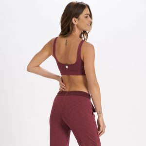 Lux Rib Daily Bra | Desert Rose Heather