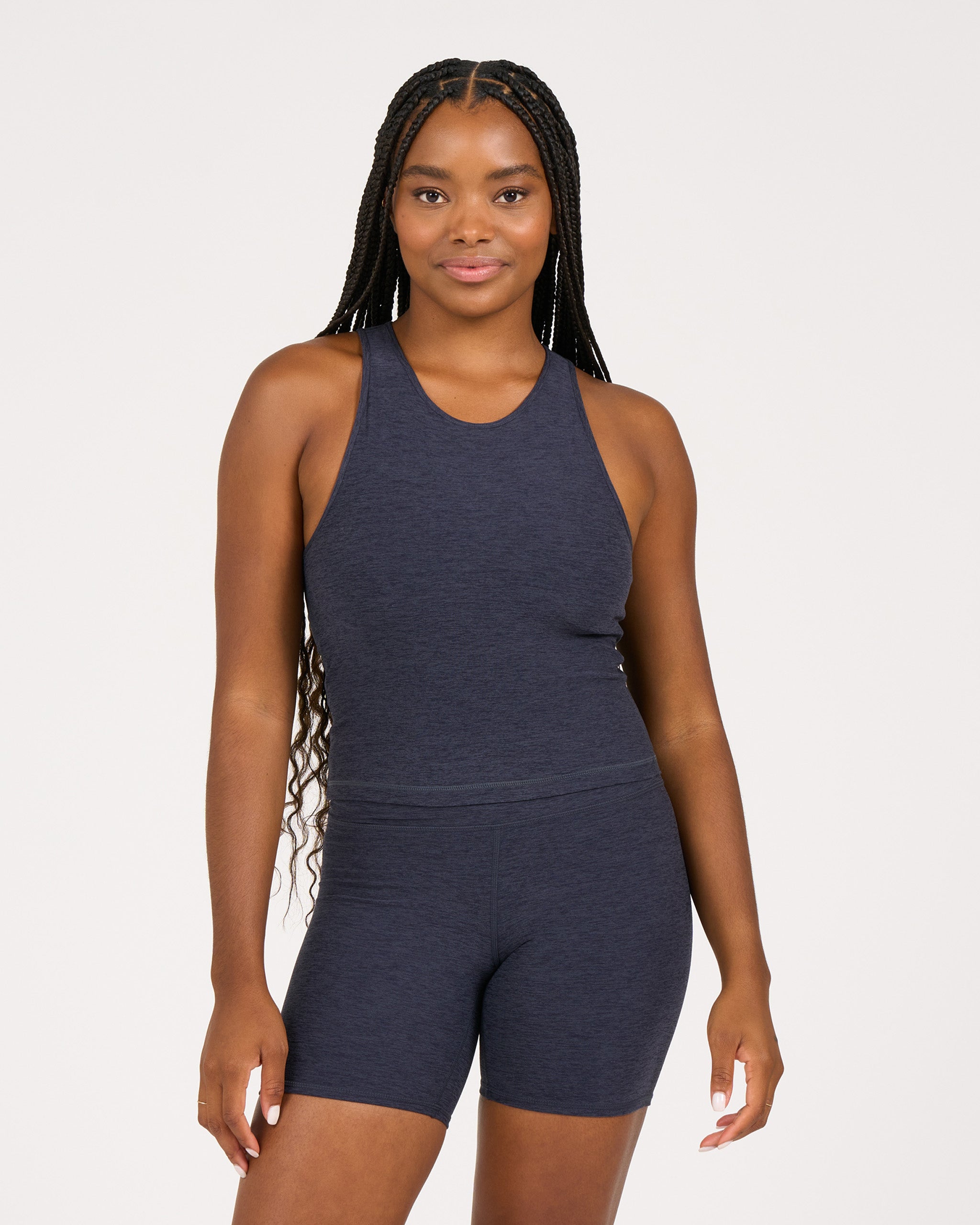 Elevation Plyo Tank | Midnight Heather