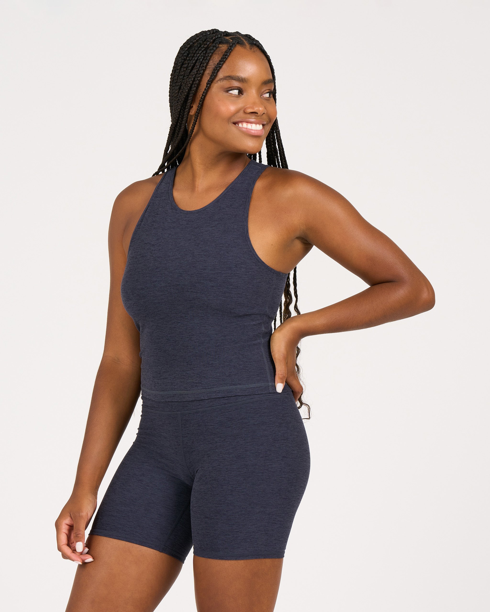 Elevation Plyo Tank | Midnight Heather - Image 2