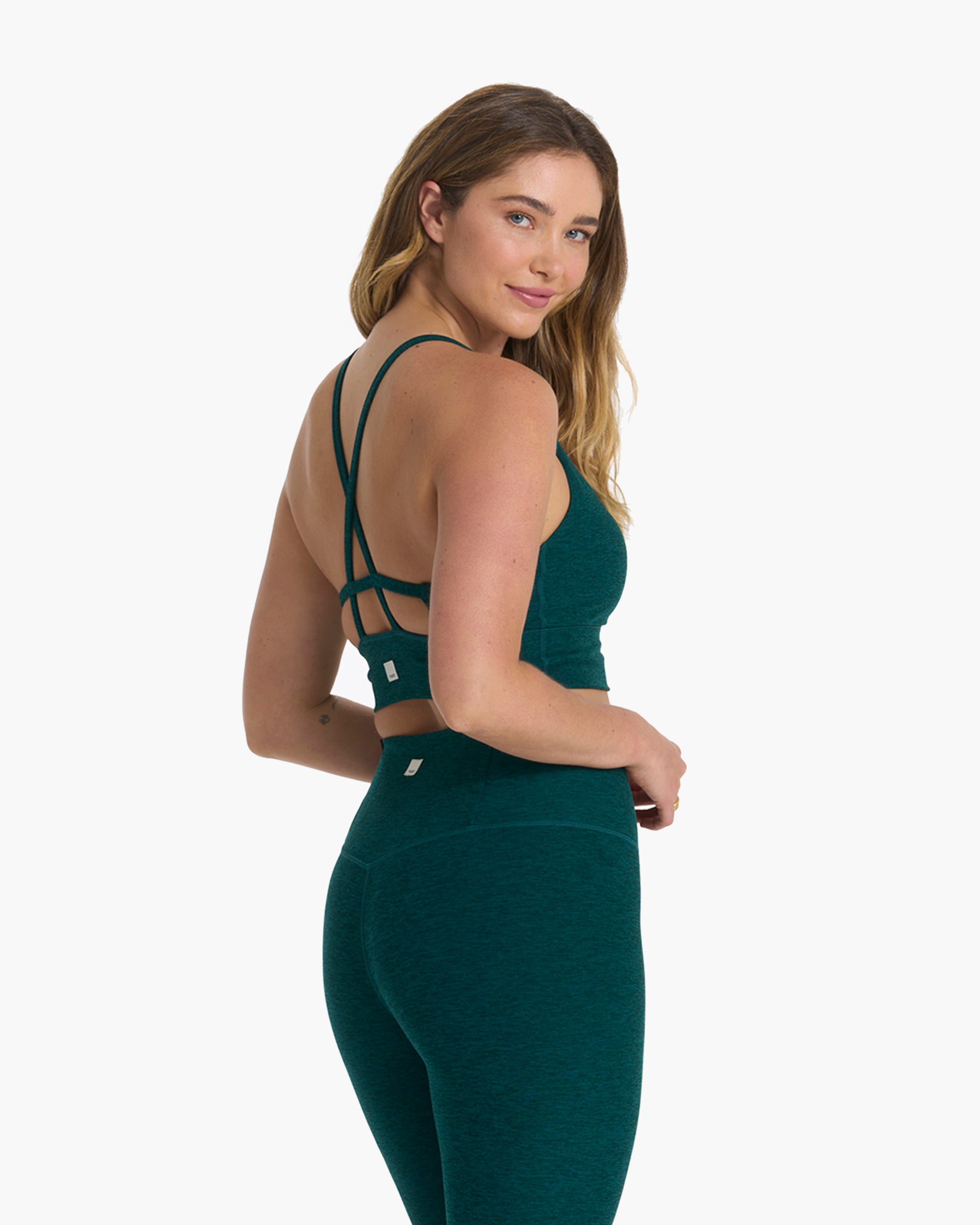 Long Line Elevation Bra | Jade Heather - Image 4