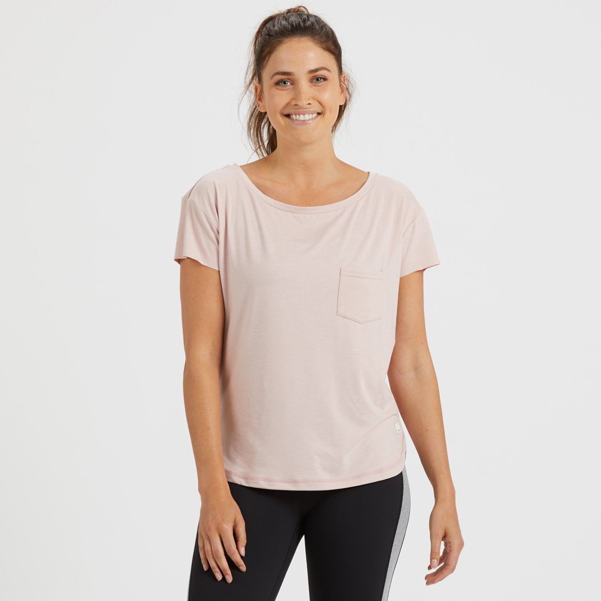 Lux Performance Tee | Shell Heather