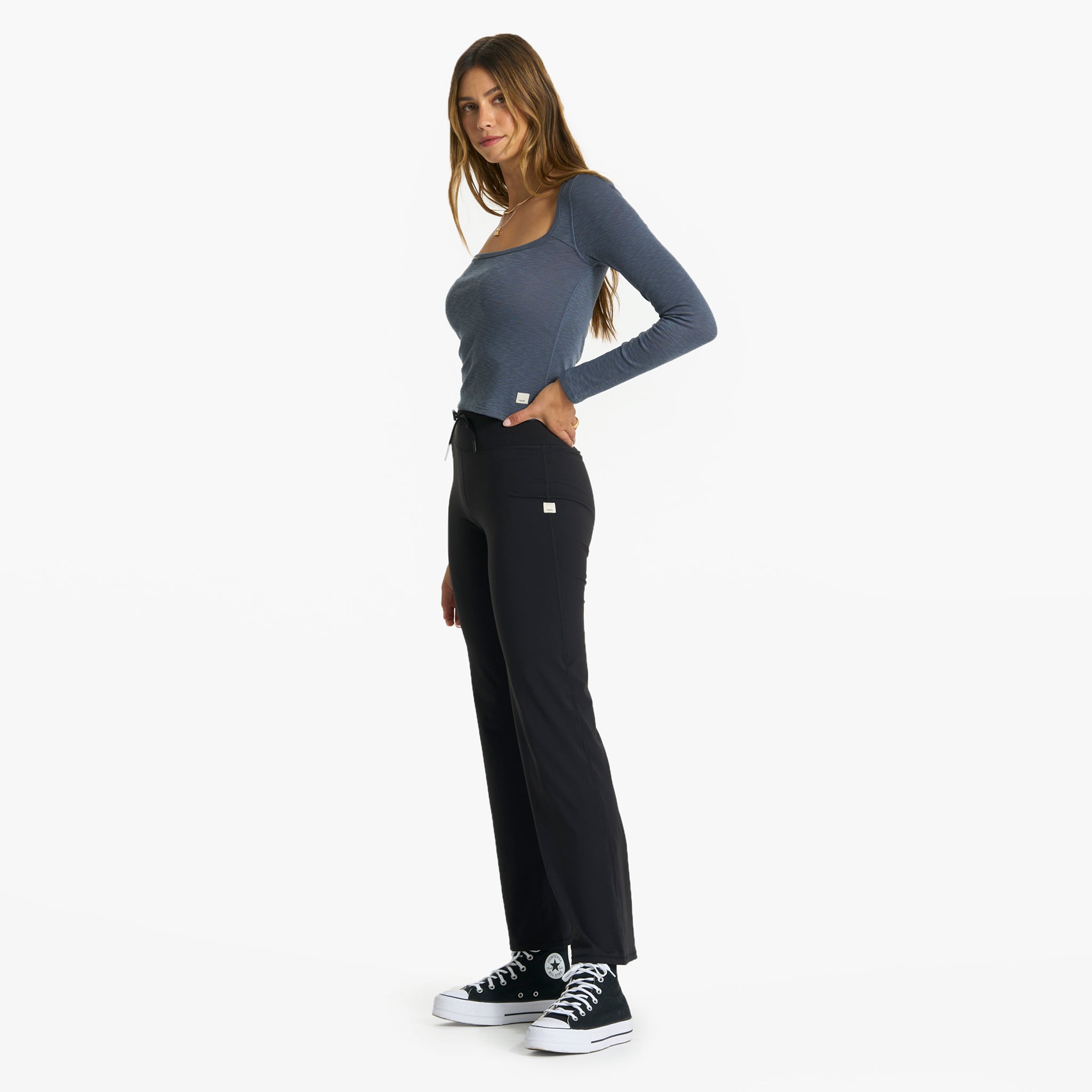 Long-Sleeve Sunrise Square Neck | Azure - Image 5