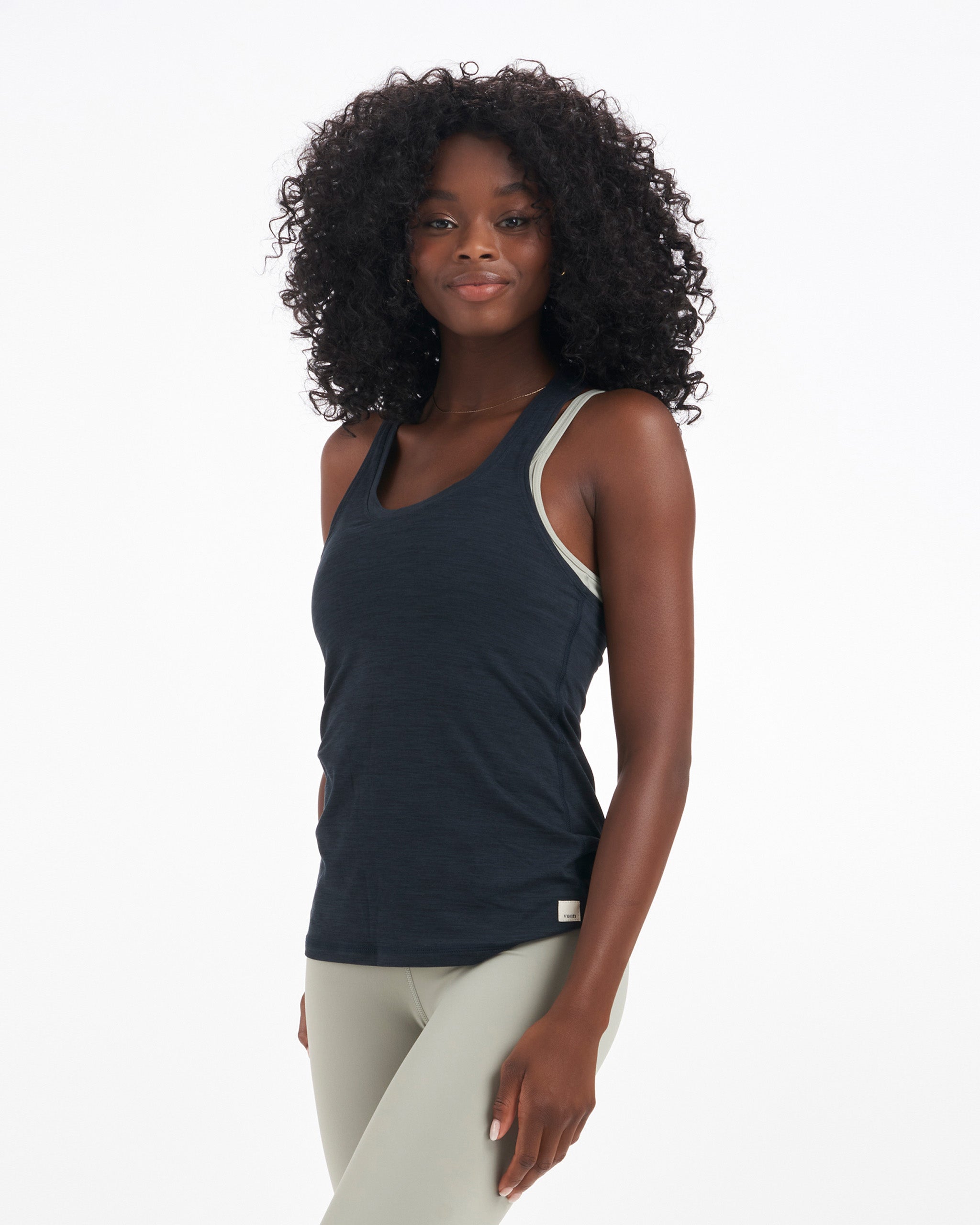 Lux Performance Tank | Ink Heather