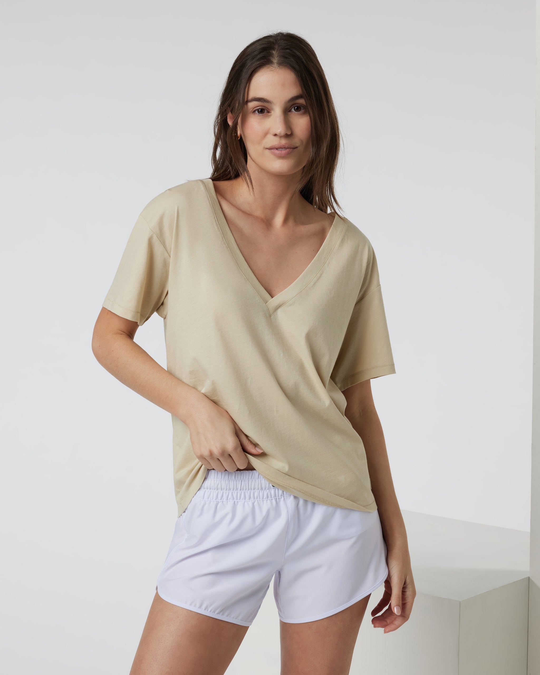 Sutton V-Neck | Cashew - Image 4