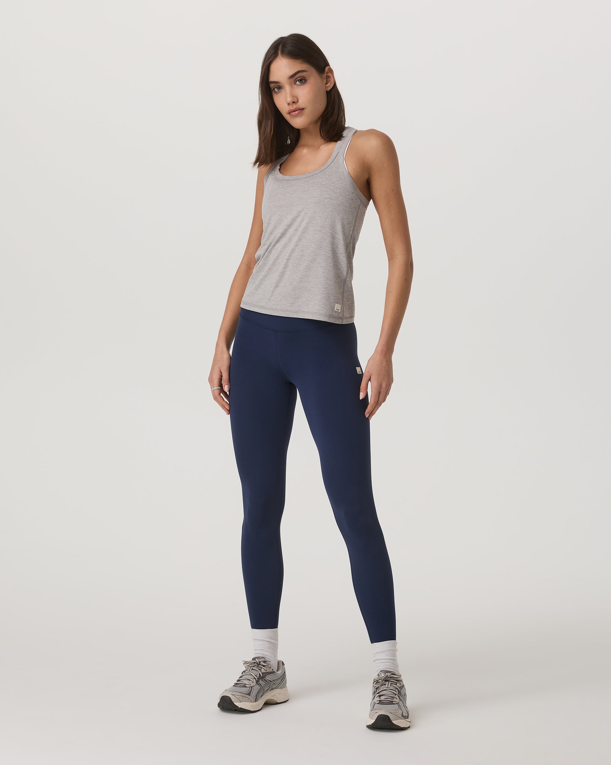 Lux Racerback Tank | Light Heather Grey - Image 2