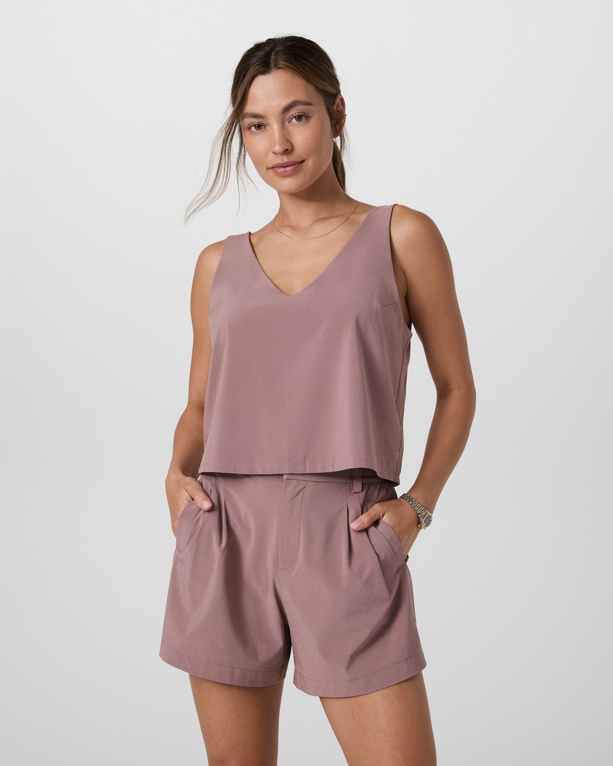 Villa Cropped Tank | Zion Rose
