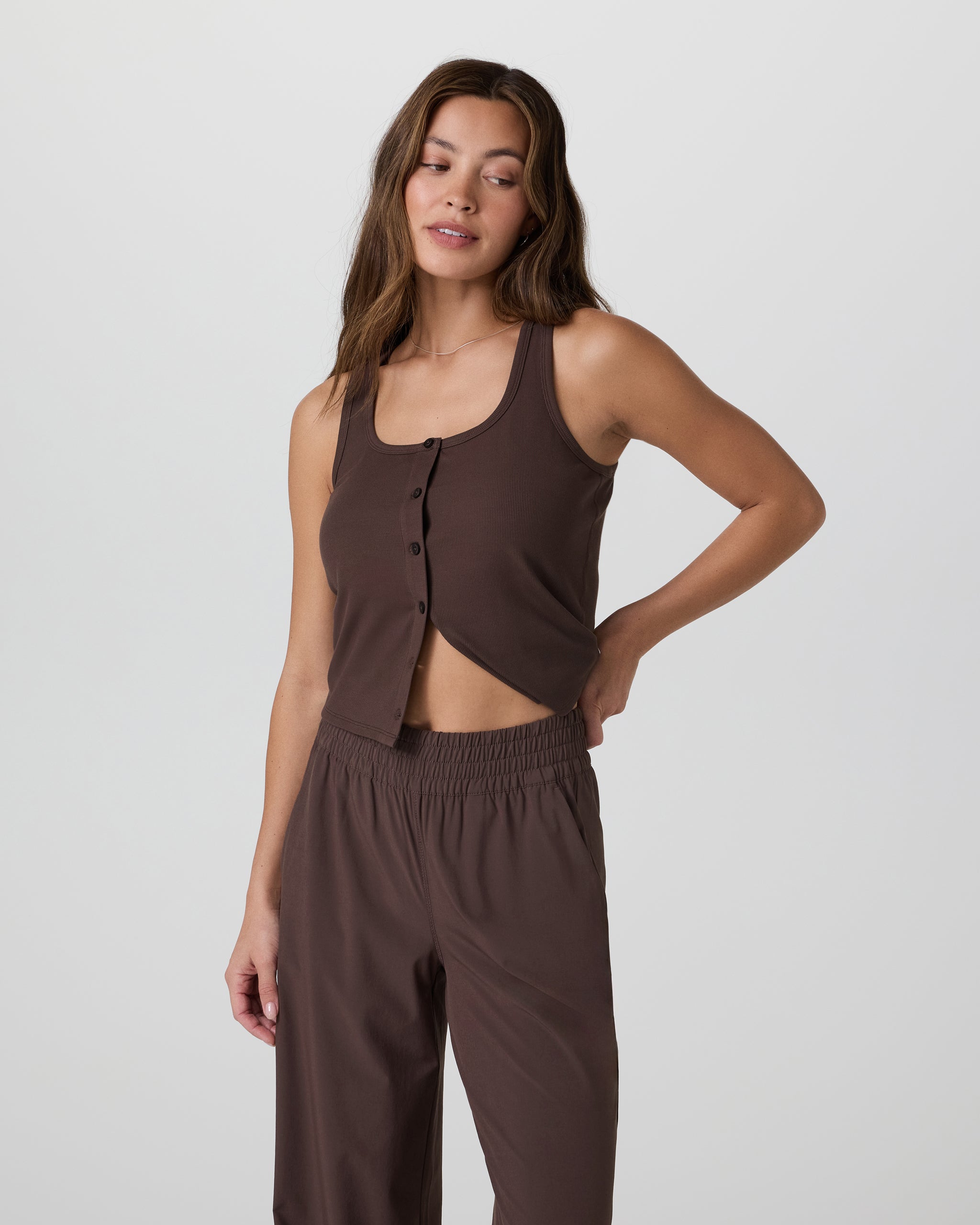 Pose Cardigan Tank | Java