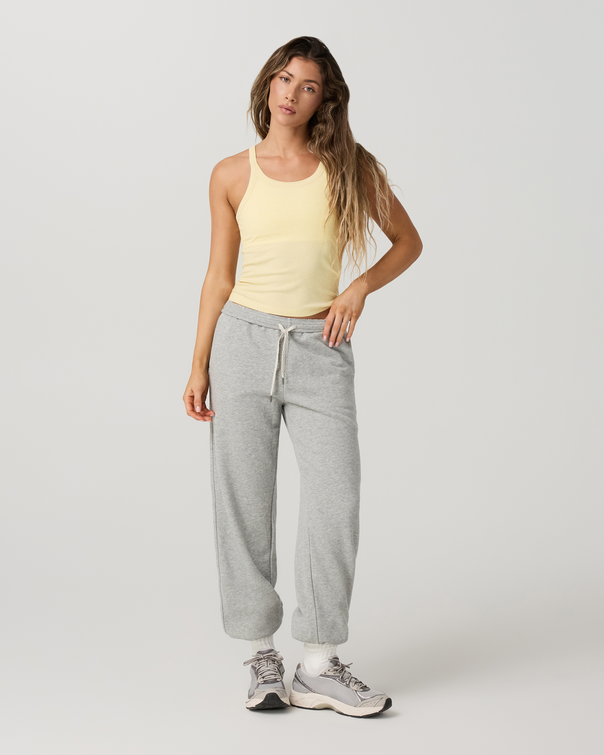 Cove Layering Tank | Lemon Snap Heather - Image 4
