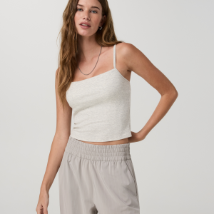Pose Support Cami | White Heather Grey