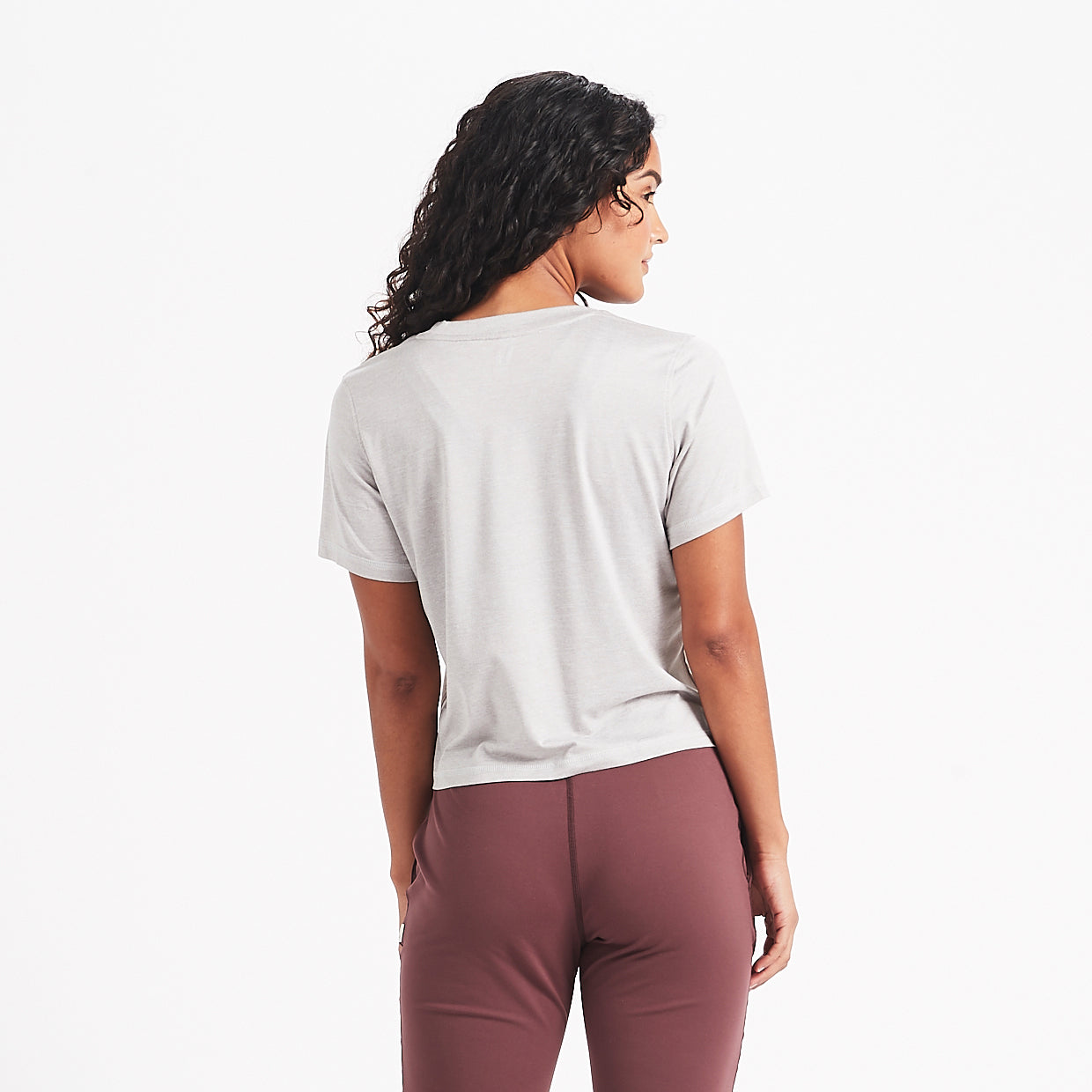 Boyfriend Tee | Light Heather Grey - Image 3