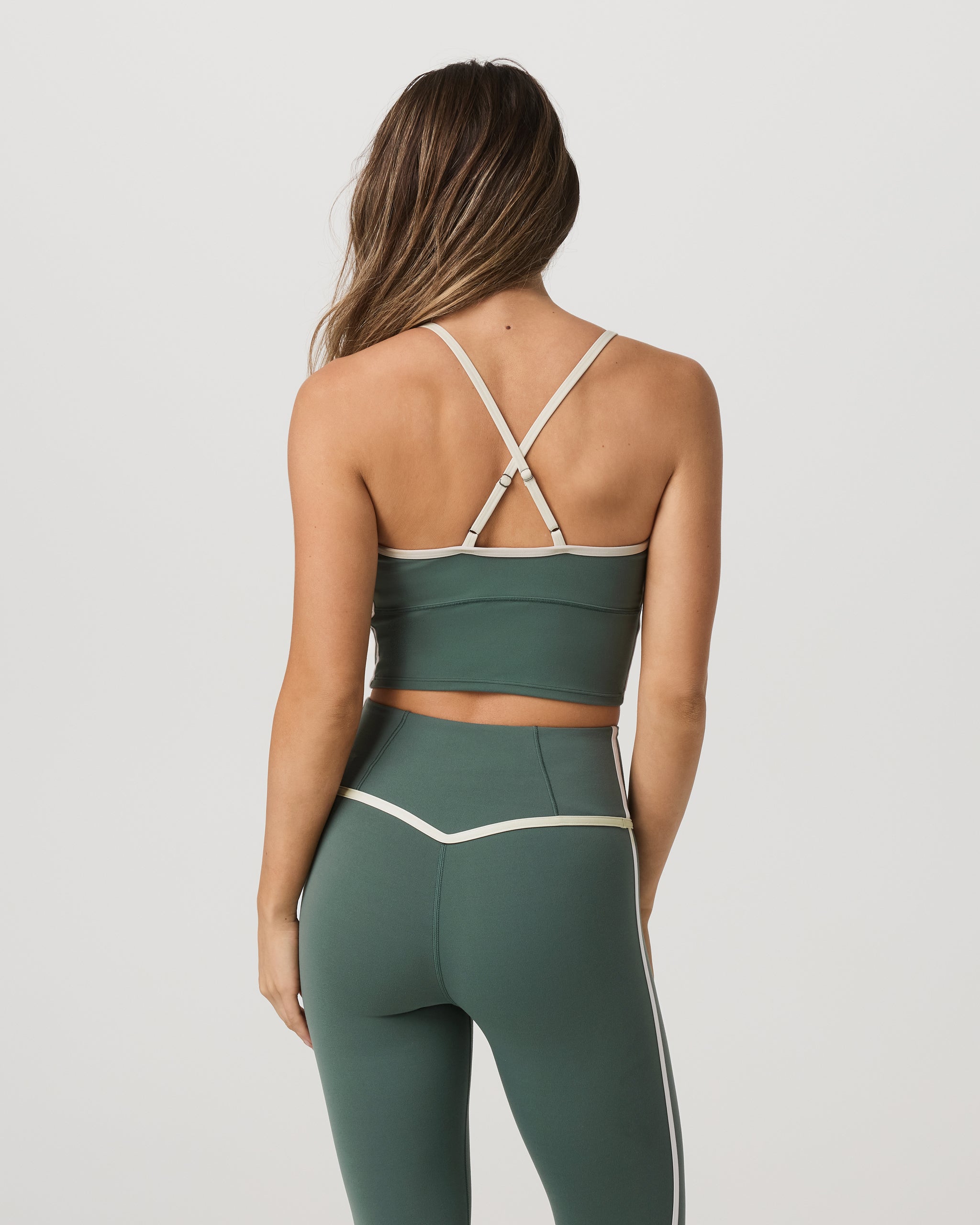 Vuori AllTheFeels™ Corset Tank | Agate Green - Image 3