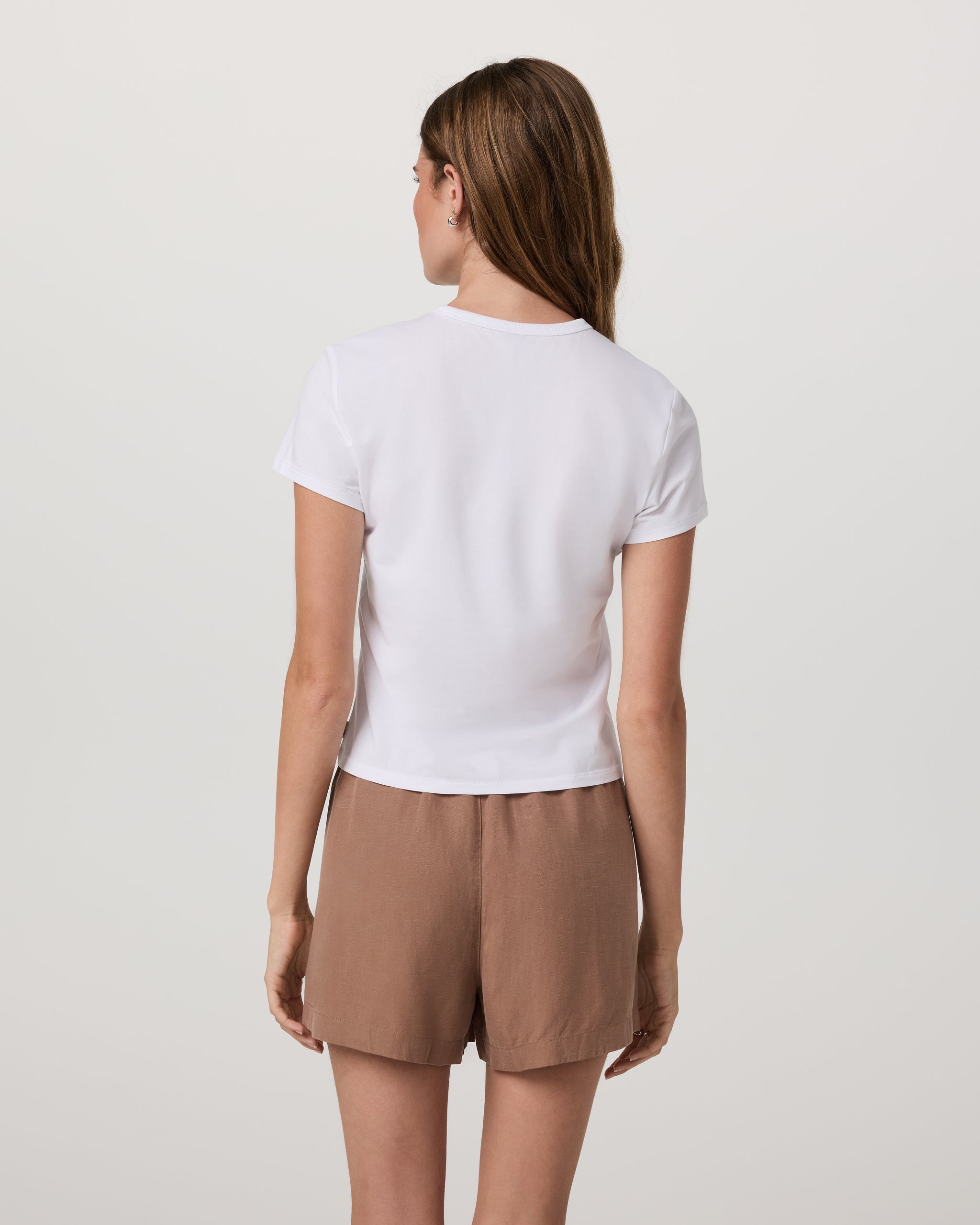 Short Sleeve Feather Classic Tee | White - Image 3