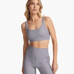 Daily Bra | White Gingham Plaid