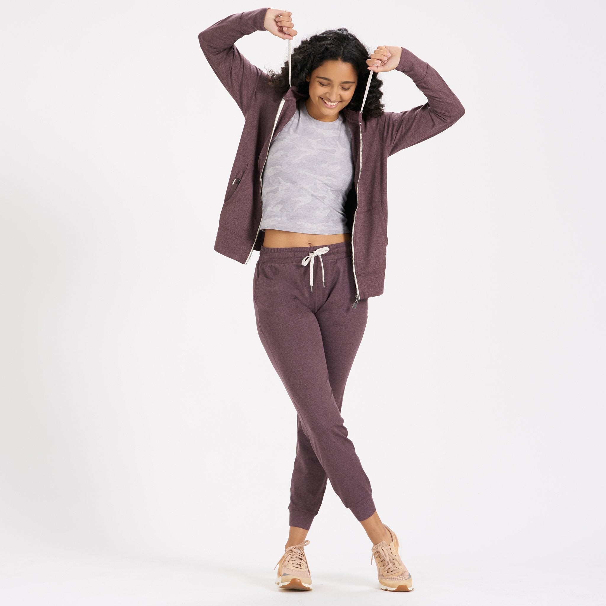 Halo Performance Hoodie | Smoked Plum Heather - Image 5
