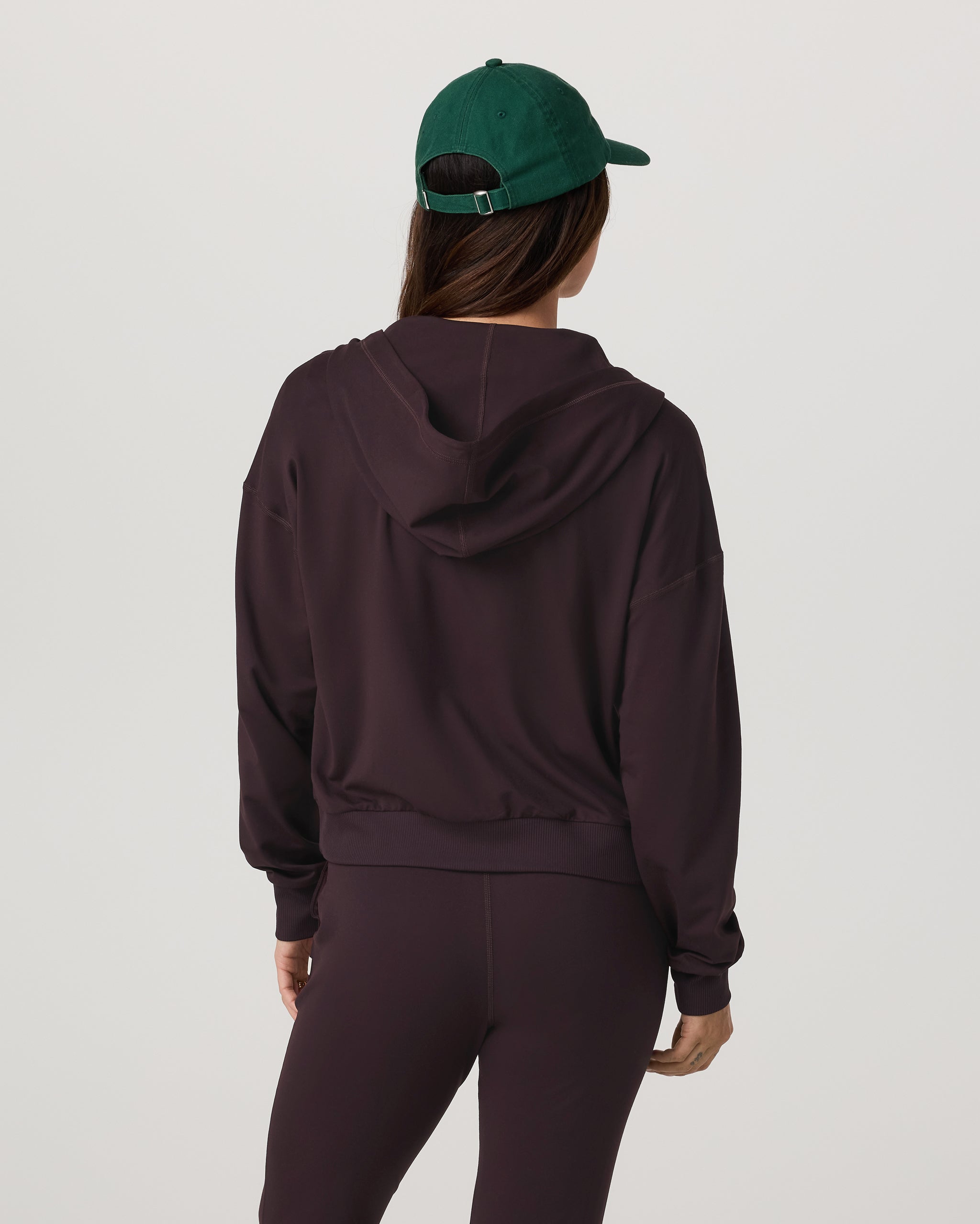 Halo Modern Full Zip Hoodie | Raisin - Image 3