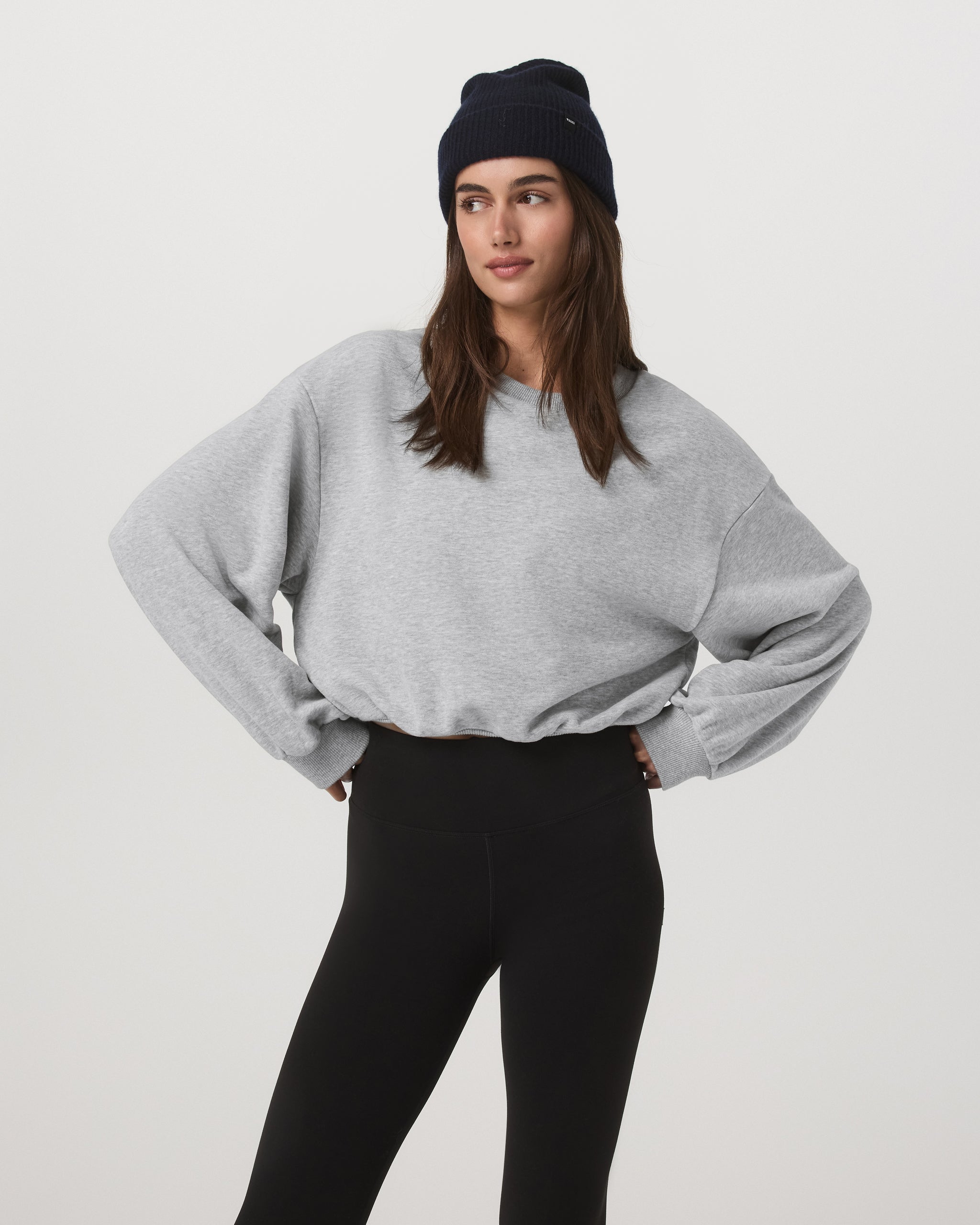Sedona Bubble Crew | Light Heather Grey