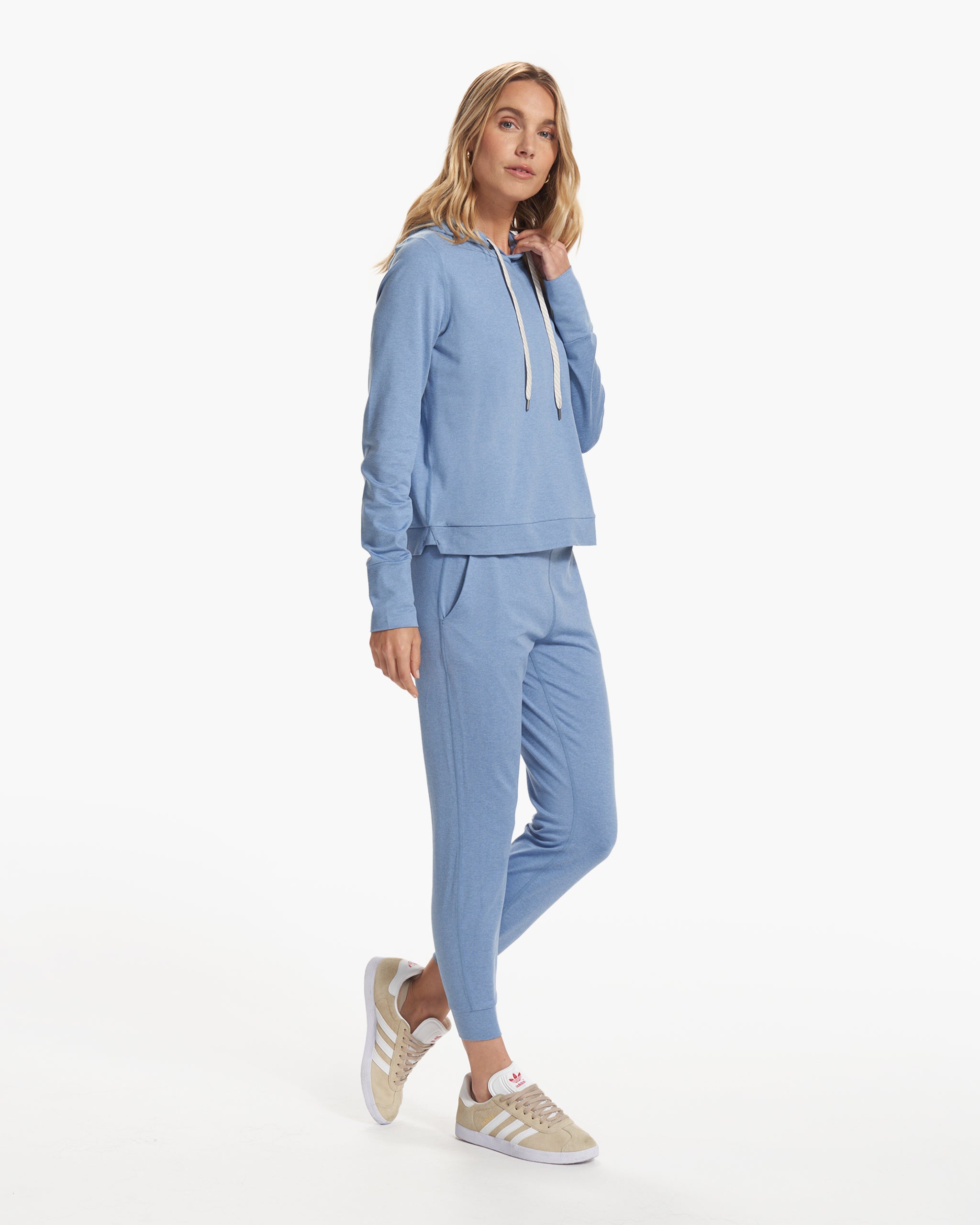 Halo Essential Hoodie | Isle Blue Heather - Image 6