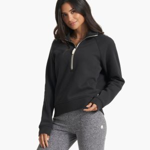Restore Half Zip | Washed Black