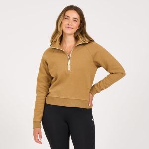 Restore Half Zip | Wheat