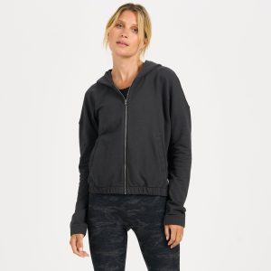 Laguna Zip Hoodie | Charcoal