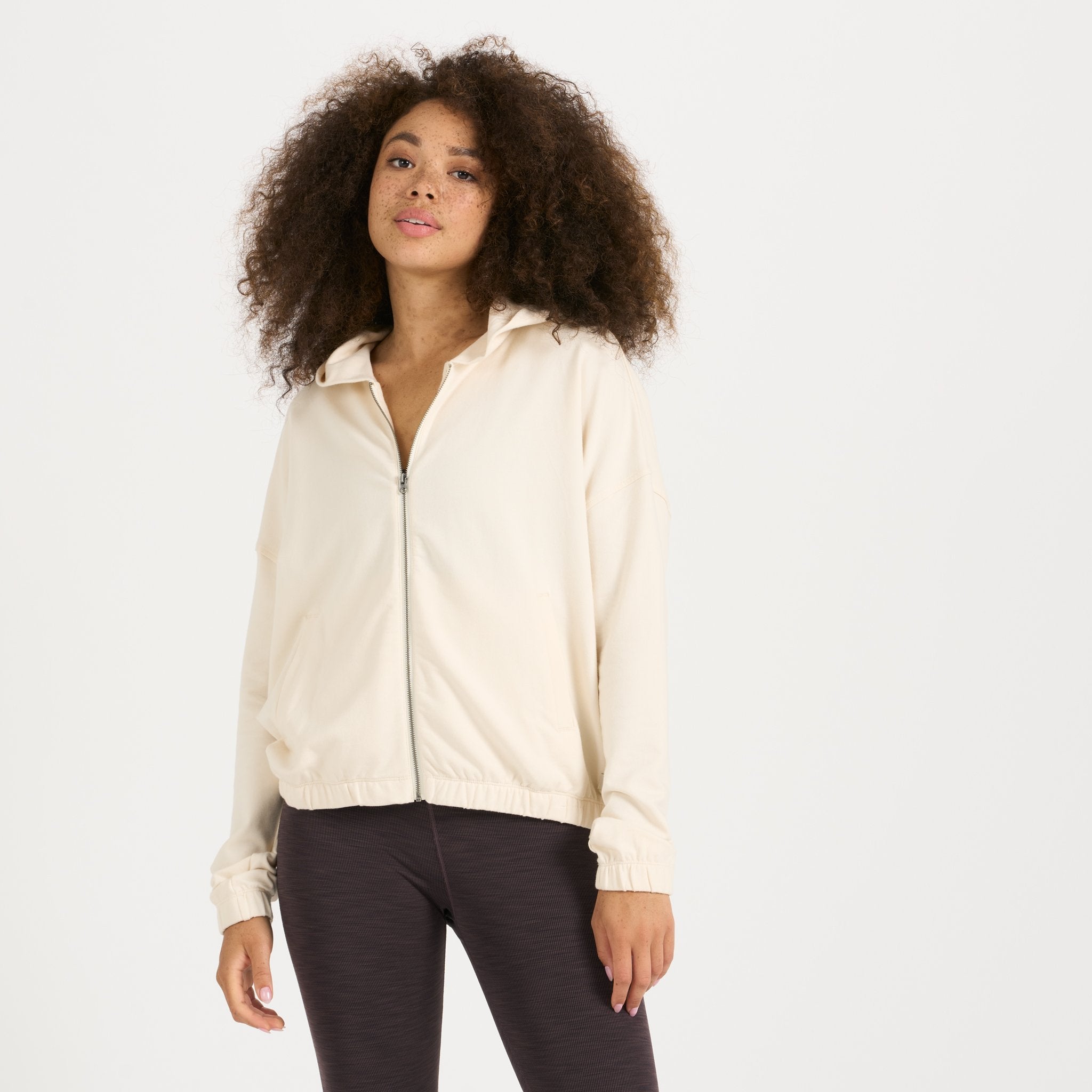 Laguna Zip Hoodie | Natural - Image 2
