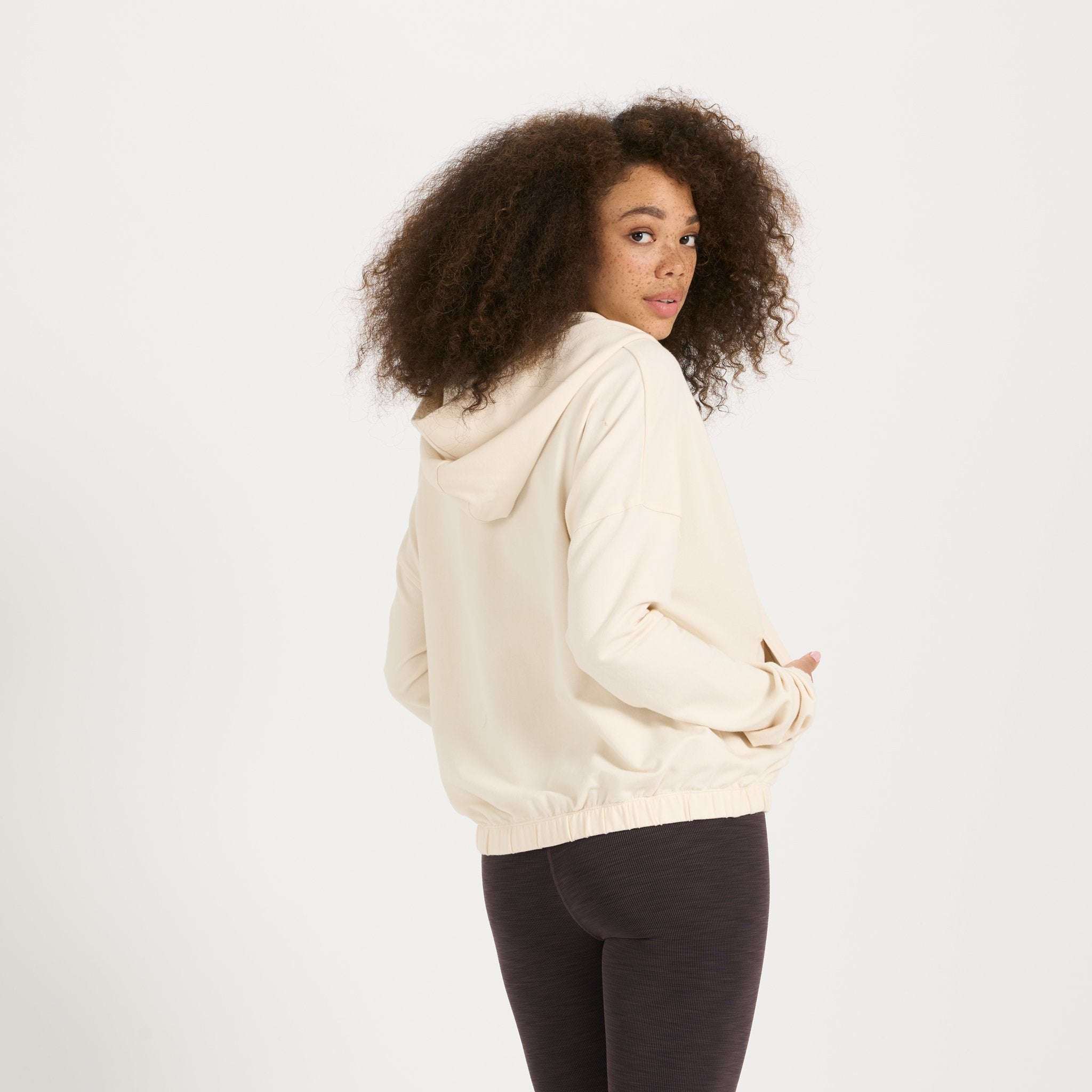 Laguna Zip Hoodie | Natural - Image 3
