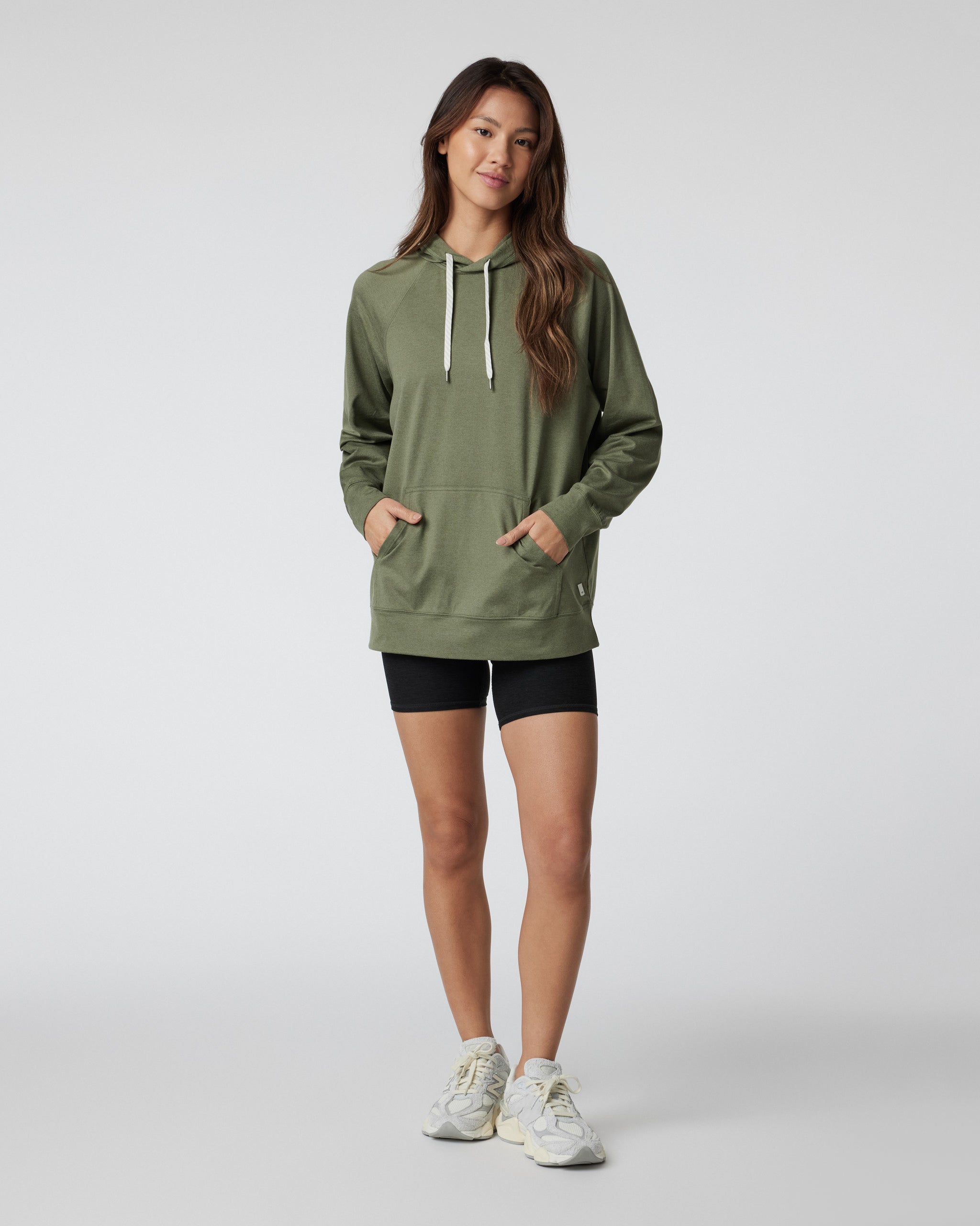 Halo Oversized Hoodie | Dark Metal Heather - Image 2