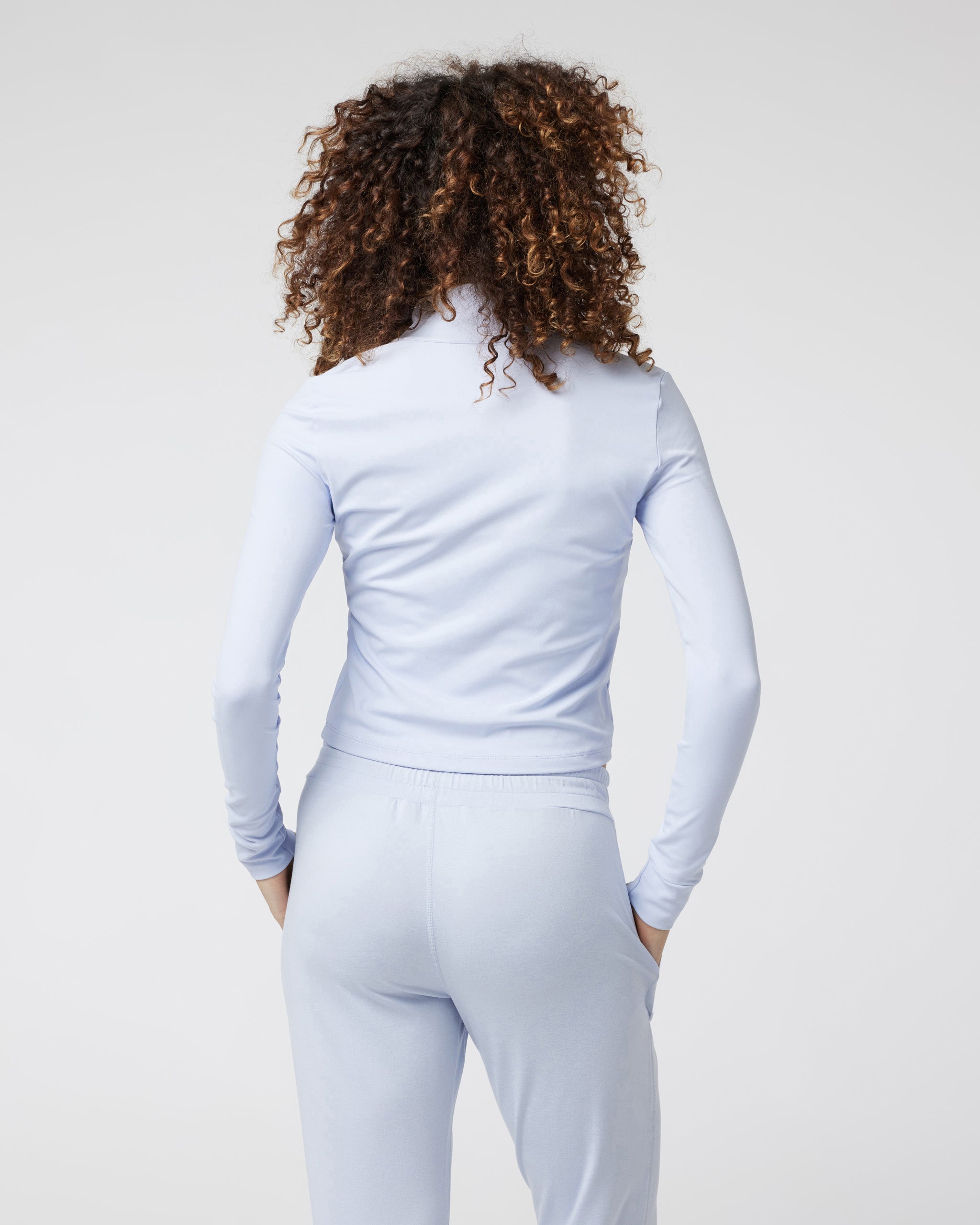 Studio Half Zip | Peri - Image 3