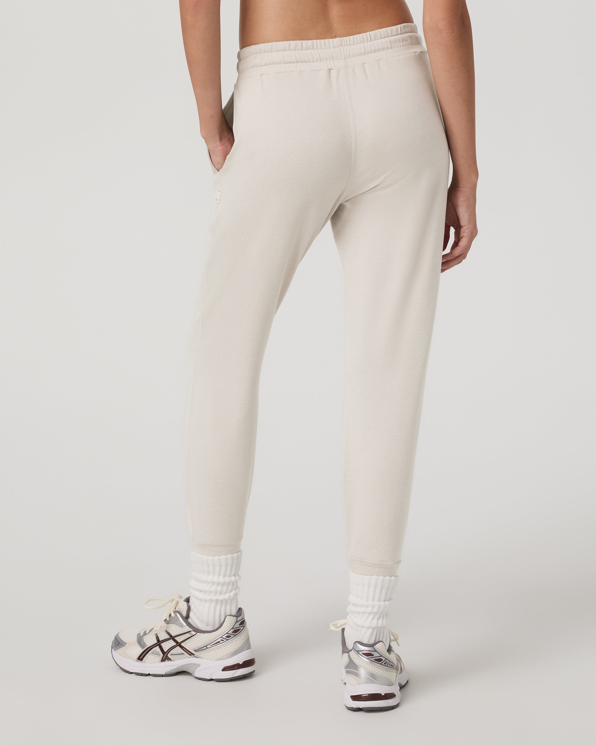 Performance Jogger - Long | Ecru Heather - Image 3