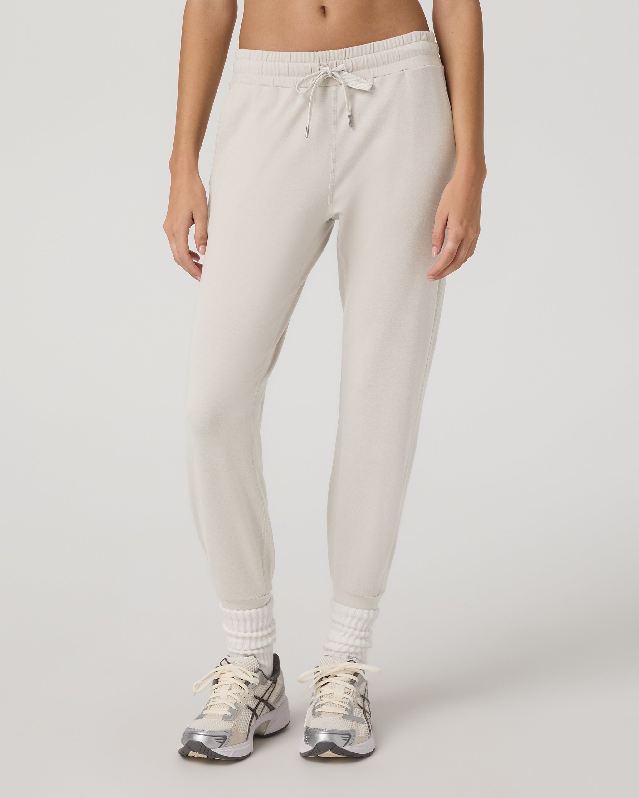 Performance Jogger - Long | Ecru Heather - Image 2