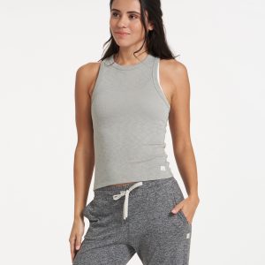 Sunrise High Neck Tank | Eucalyptus