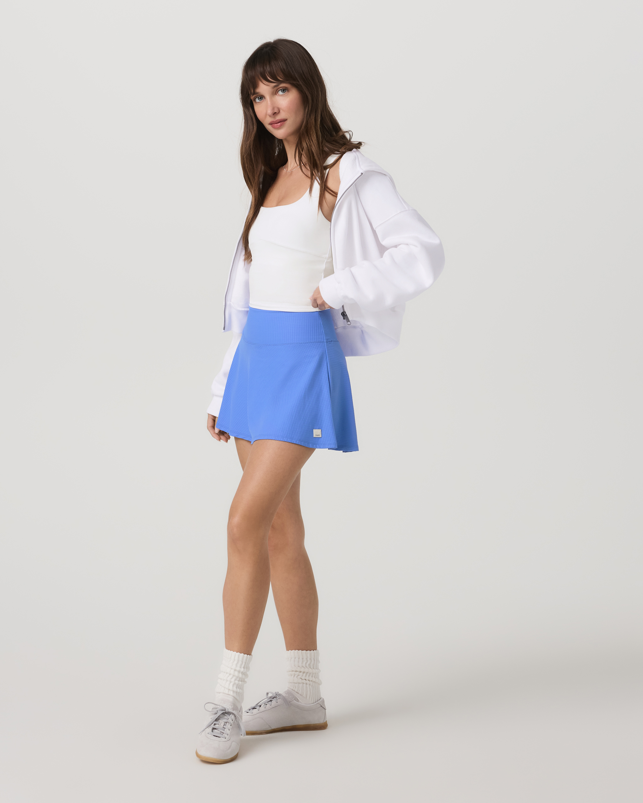 Baseline Gingham Skirt | Riviera Blue - Image 4