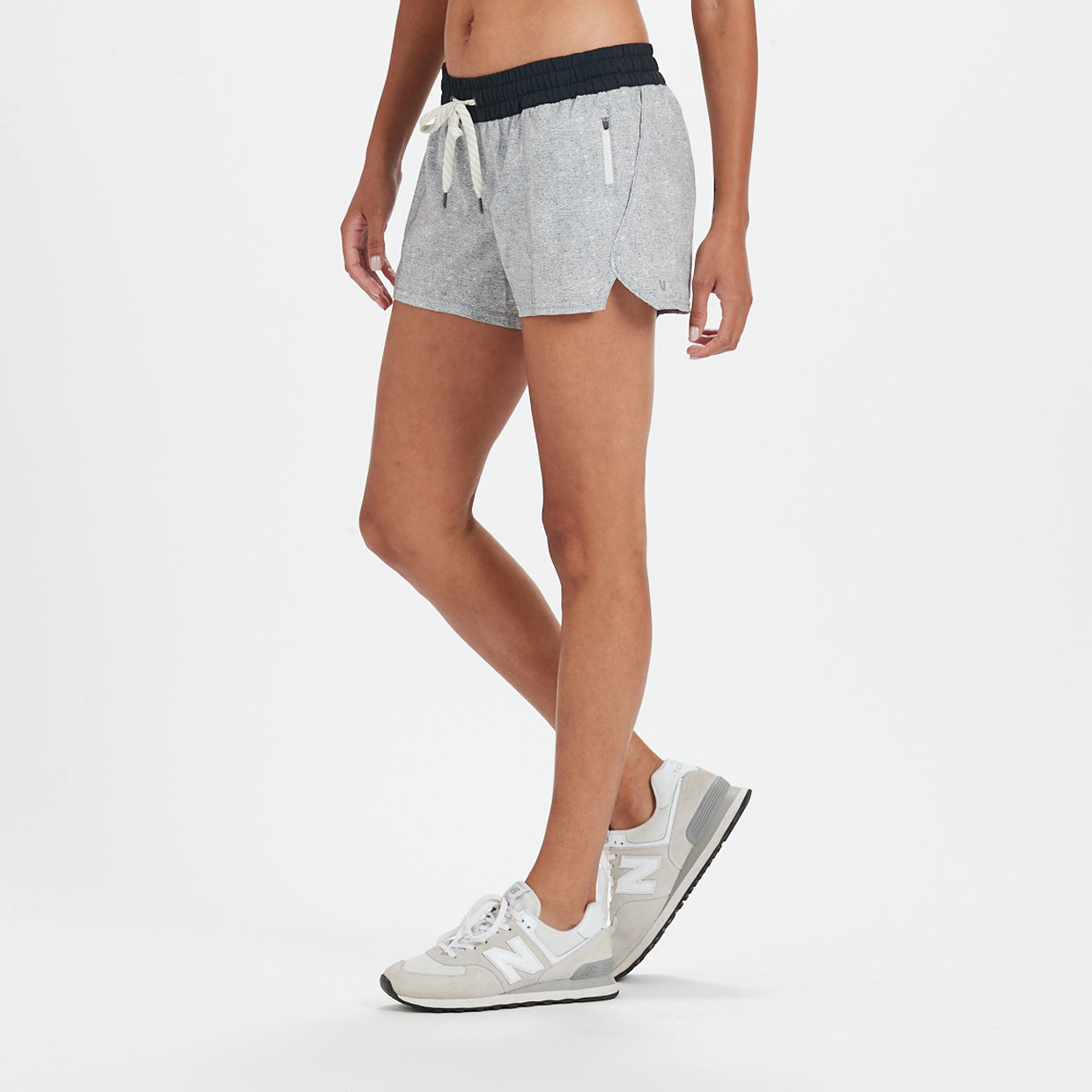 Clementine Short 4 | Grey Twill Texture - Image 2