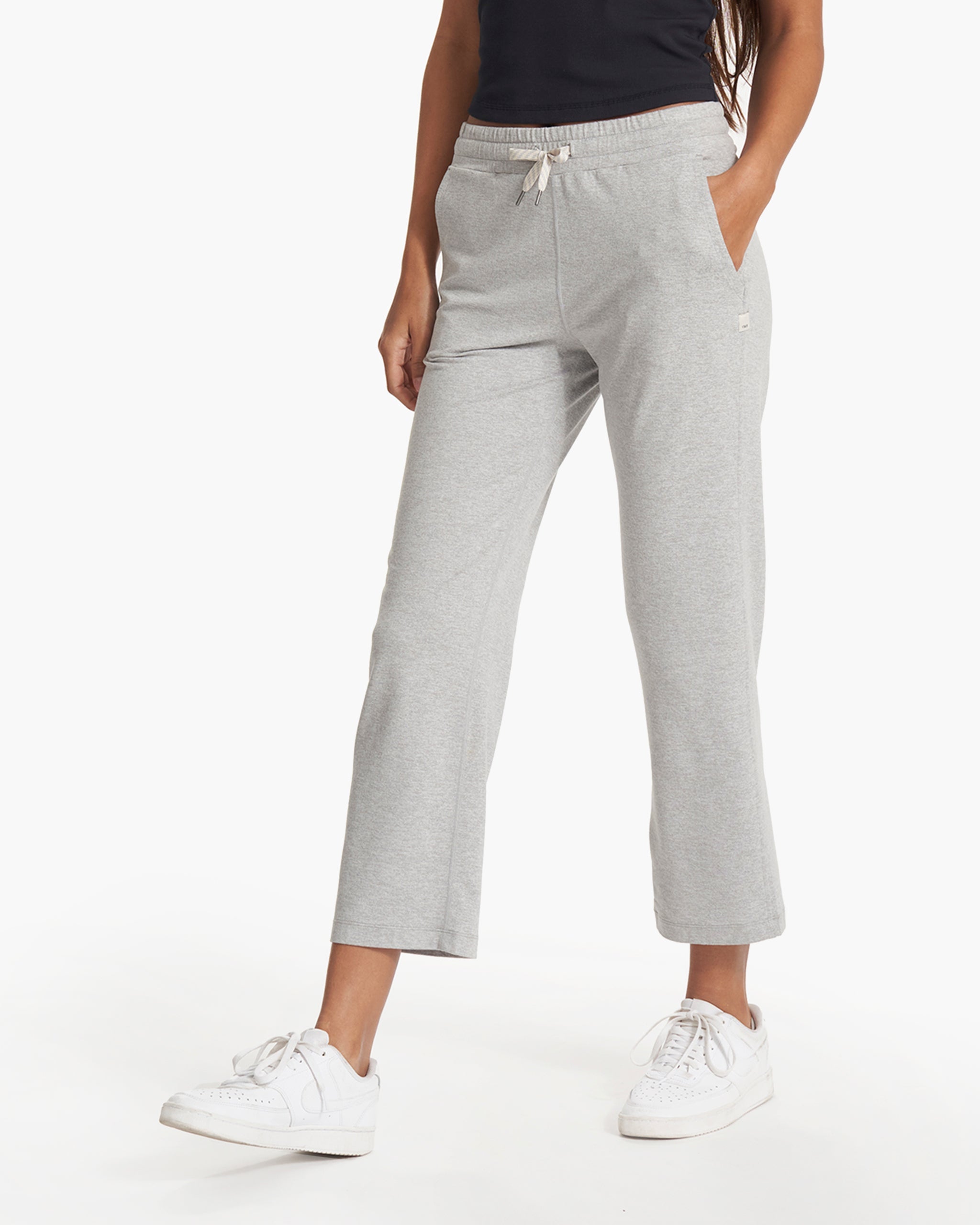 Halo Straight Leg | Pale Grey Heather